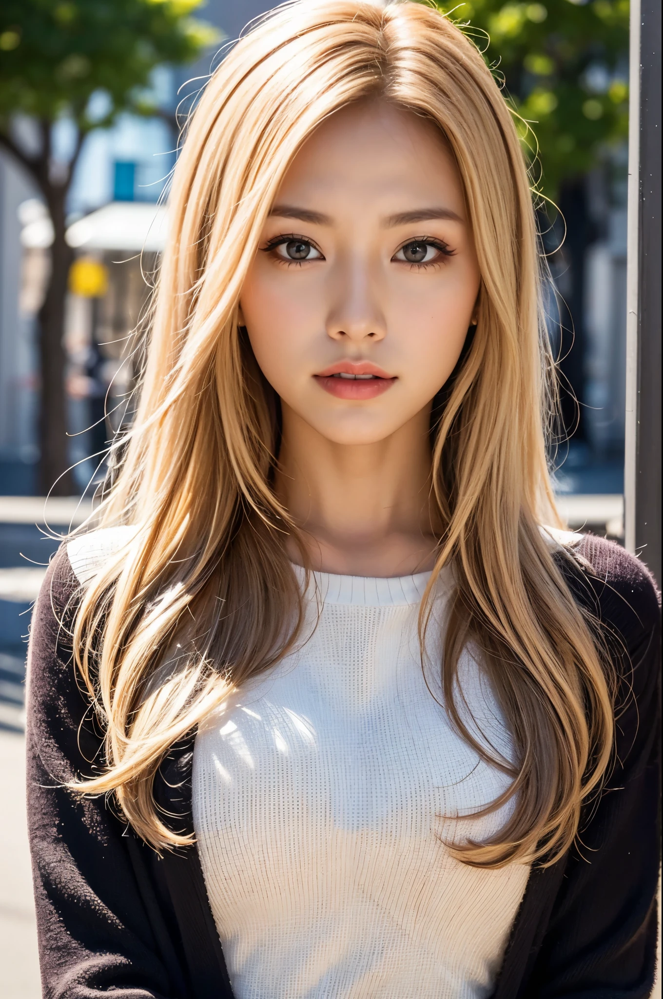 a beautiful blonde haired woman wearing a warm designer sweater, fashionable brand style clothing, visible sweater, Panasonic GH5, happy expression, subtle mood, (best quality,4k,8k,highres,masterpiece:1.2),ultra-detailed,(realistic,photorealistic,photo-realistic:1.37),1girl,detailed face,beautiful detailed eyes,beautiful detailed lips,extremely detailed eyes and face,longeyelashes,studio lighting,sharp focus,vivid colors,natural lighting,warm color tones,soft lighting