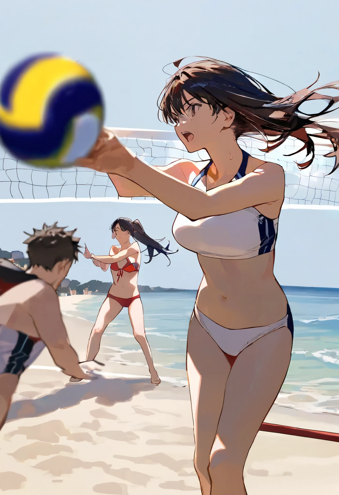 Beach Volleyball Game