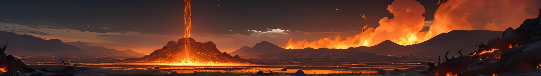 planet earth on fire