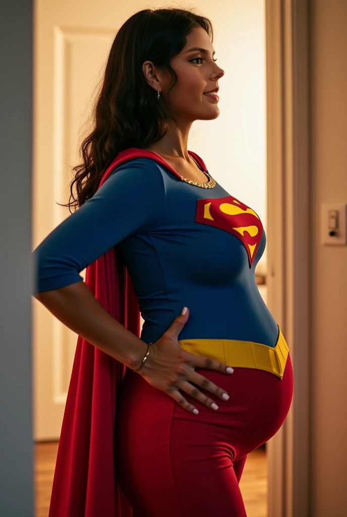 Supergirl is pregnant
