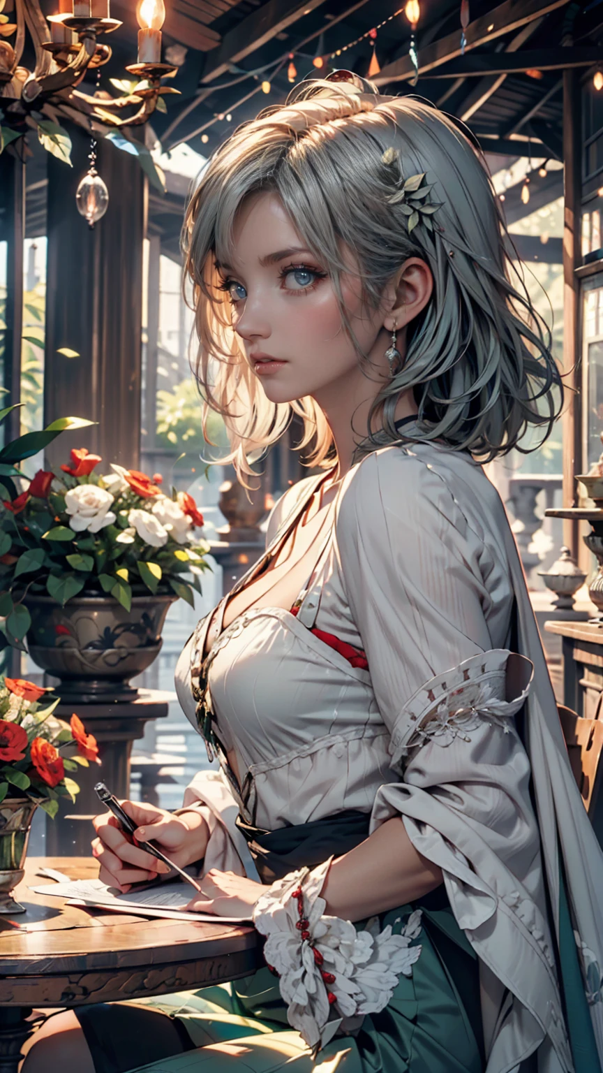 beautiful detailed eyes,detailed lips,dreamy eyes,longeyelashes,smiling face,expressive eyes,natural beauty,lovely facial features,genuine smile,intricate eye makeup,dazzling bright eyes,rosy cheeks,delicate lips.