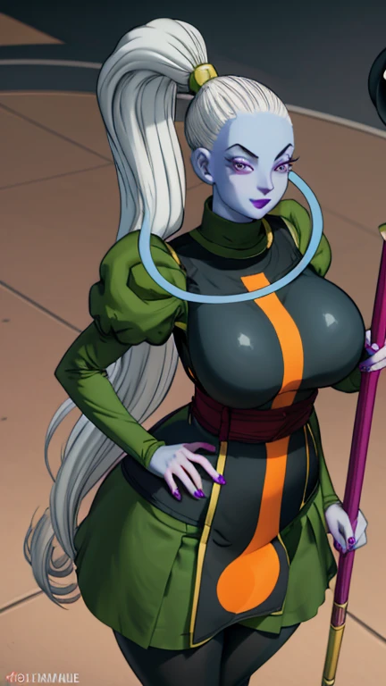 Marcarita (Angel of Universe 11), blue skin, twintails, long twintails, colored skin, white hair, purple eyes, long hair, 1girl, arm behind back, makeup, purple lips, long sleeves, lipstick, looking at viewer, dragon ball super, Nude, nude, Nwsf, nude, nsfw, gagged, bondage shibari, manos y brazos atados, bondage shibari, bdsm, Arms tied behind the back, arms behind the back, Arms tied behind the back, muslos atados, patas atadas, Gagged, bound arms, arms behind back, de frente, Ball Gag, bdsm,bondage, gagged, sitting position, Kneeling position, in the room, ball gag color roja, gag de correas, viendo hacia el espectador, looking towards the camera, shrimp position, babear, babeando, saliva en la gag, basement, sonrojada, en celo