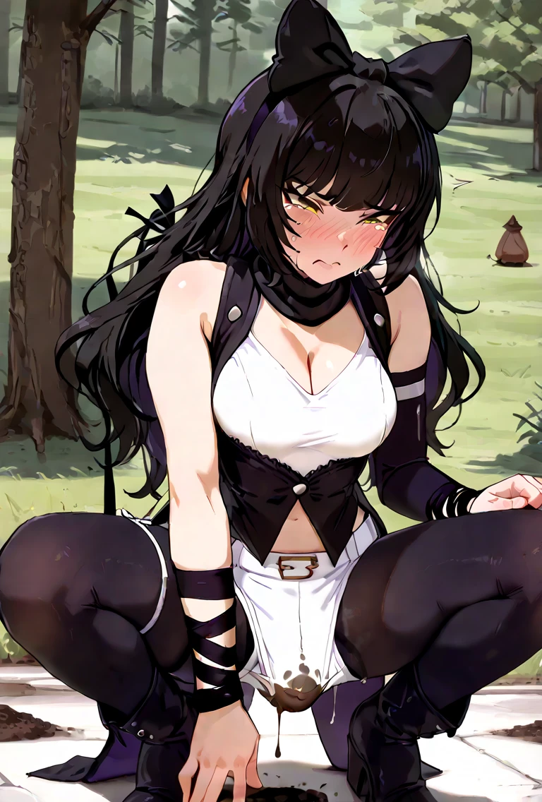 (height_difference:1.6), (size_difference:1.4), forest, poor clothing, farmer clothing, dirty clothing, (2girls:2), adventurer clothing, , (yuri:1.4), two girls together, she is much (taller:1.2) than her, (a giantess looking down at a minigirl), she is looking down at her, a giantess staring down at a minigirl, a giantess looming over a girl, eyes, face, collarbone, a giantess with a girl in front of her breasts, long hair, a giantess elfgirl, huge breasts, navel, boots, smug, happy, frills, cute (dress:1.2), clenched hand (minigirl:1.5), full body, petite, small breasts, boots, scared