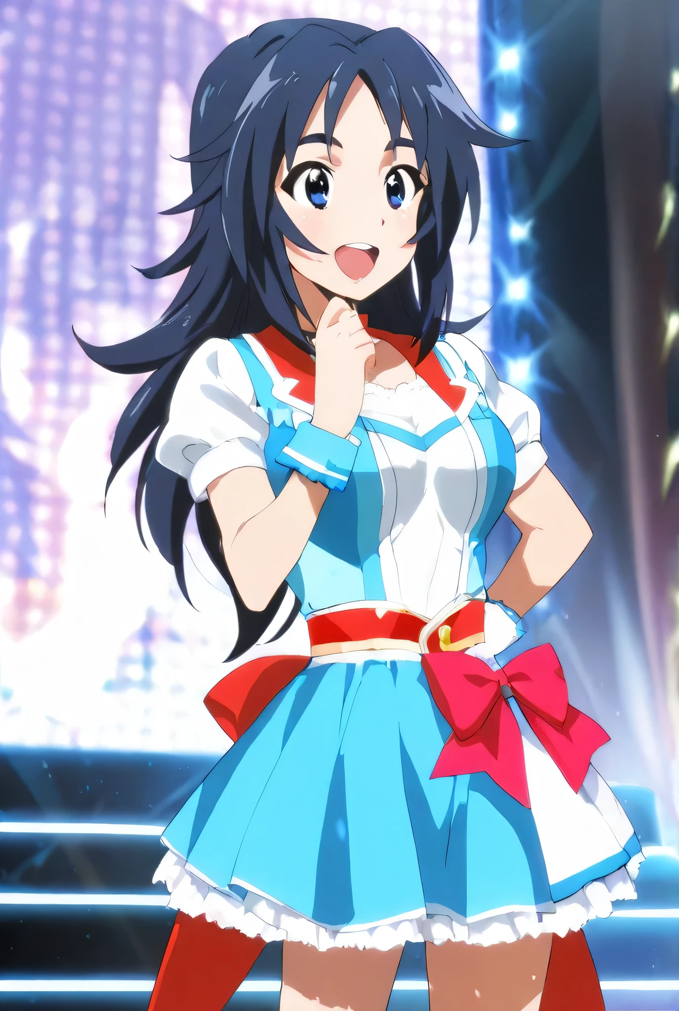 Yamagou Ayumi,Idol, 1girl ,alone,