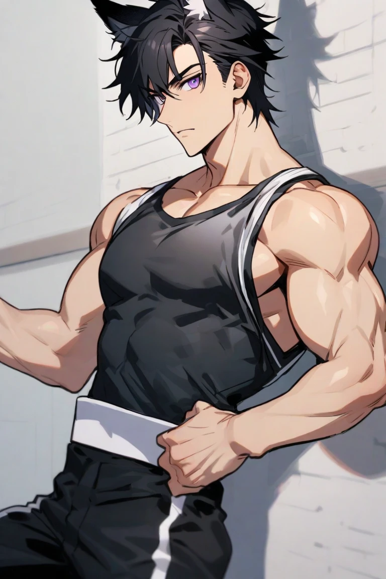 Ash Ketchum and from Pokémon flexing his biceps in a coach's office at the coach's orders under hypnosis with glowing red eyes as he grows into big dumb sweaty hairy muscular football jock bro with a flat top buzzcut haircut. Hyper muscles. Massive muscles. Big biceps. Big triceps. Big traps. Broad shoulders. Big pecs. Bulging crotch. Hyper crotch bulge. Dumber and dumber. Blank stare with open mouth while saying, "I am a dumb jock.... I obey.... Dumber and dumber.... Yes, Coach.... I'm your player, Coach. Whatever you say.... Dumb jocks must obey.... Flex, ... grow, ... and obey.... Huhuhuhuh.... Bro...." Slumped shoulders. Hypnosis. Brainwashing. Bigger and dumber jock bro. Assimilation. Transformation into big dumb muscular jock bro. Slumped shoulders. Massive crotch bulge. Bulging glutes. Thick stubble. Hairy armpits. Repeating triggers to be dumber and dumber each time he says them to think and focus only on growing muscle and being the perfect football jock. Dimwit. Dullard. Bro. Stupid. Musclehead. Mass hypnosis. Entranced.