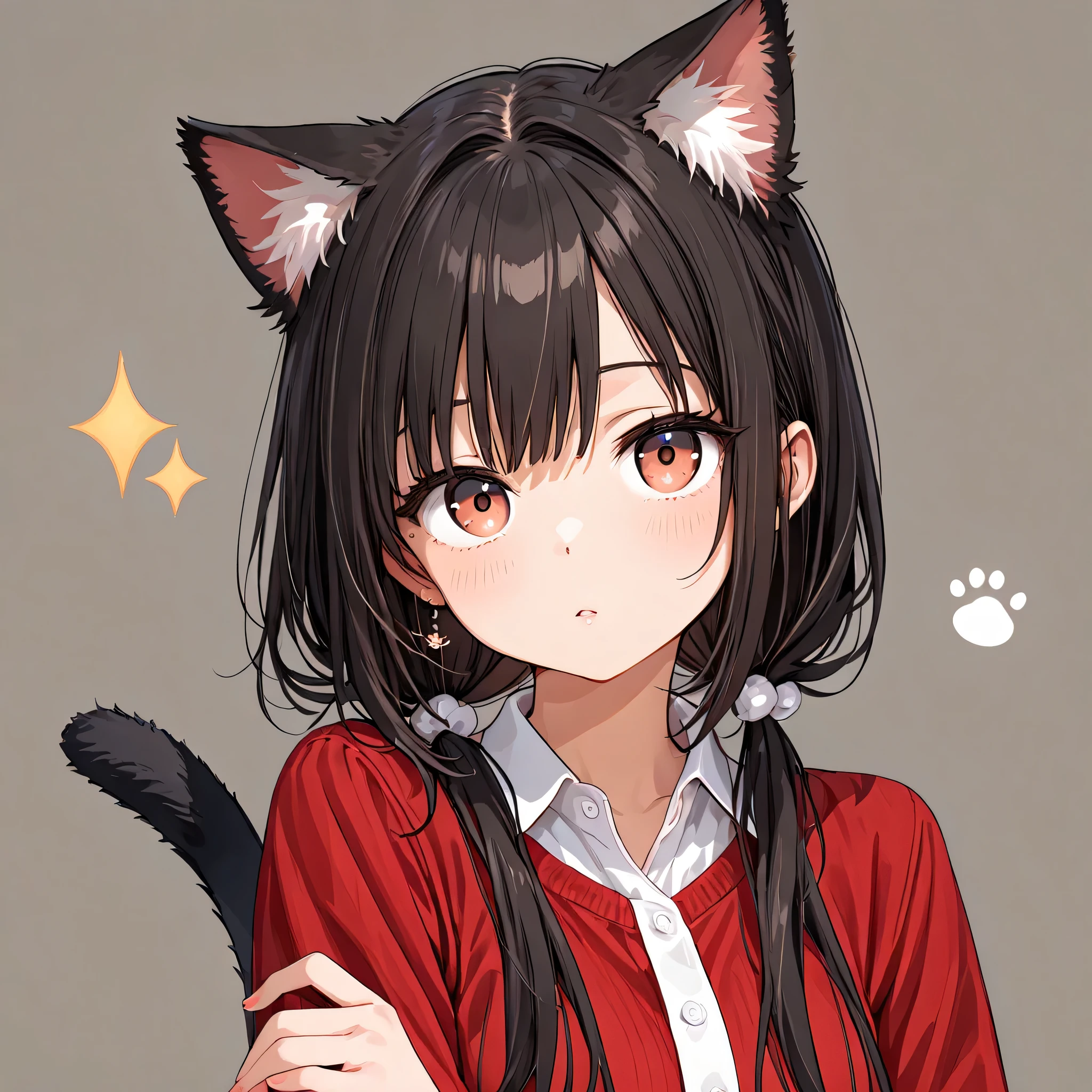 Woman with cat ears、 Masterpiece、TOP QUALITY