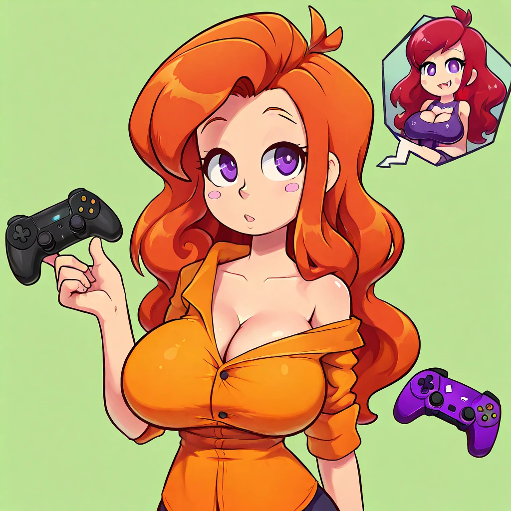 STICKER (best quality, masterpiece, highres:1.3), (solid outline:1.2), absurdres, women full view, large breasts, star eye, Starfire, Superhero, blush, Red eyes, red hair, purple costume, purple gloves, hands behind back, naked, see thru, milf, full body portrait, cowboy shot, no background, looking up, perfect face, detailed face, bangs, perfect body, beautiful eyes, pretty face, bright skin, idol, shoes, cleavage, face view, ass view, side by side, sexy stockings, unbutton top, panties, full body, shoes visible, standing up,