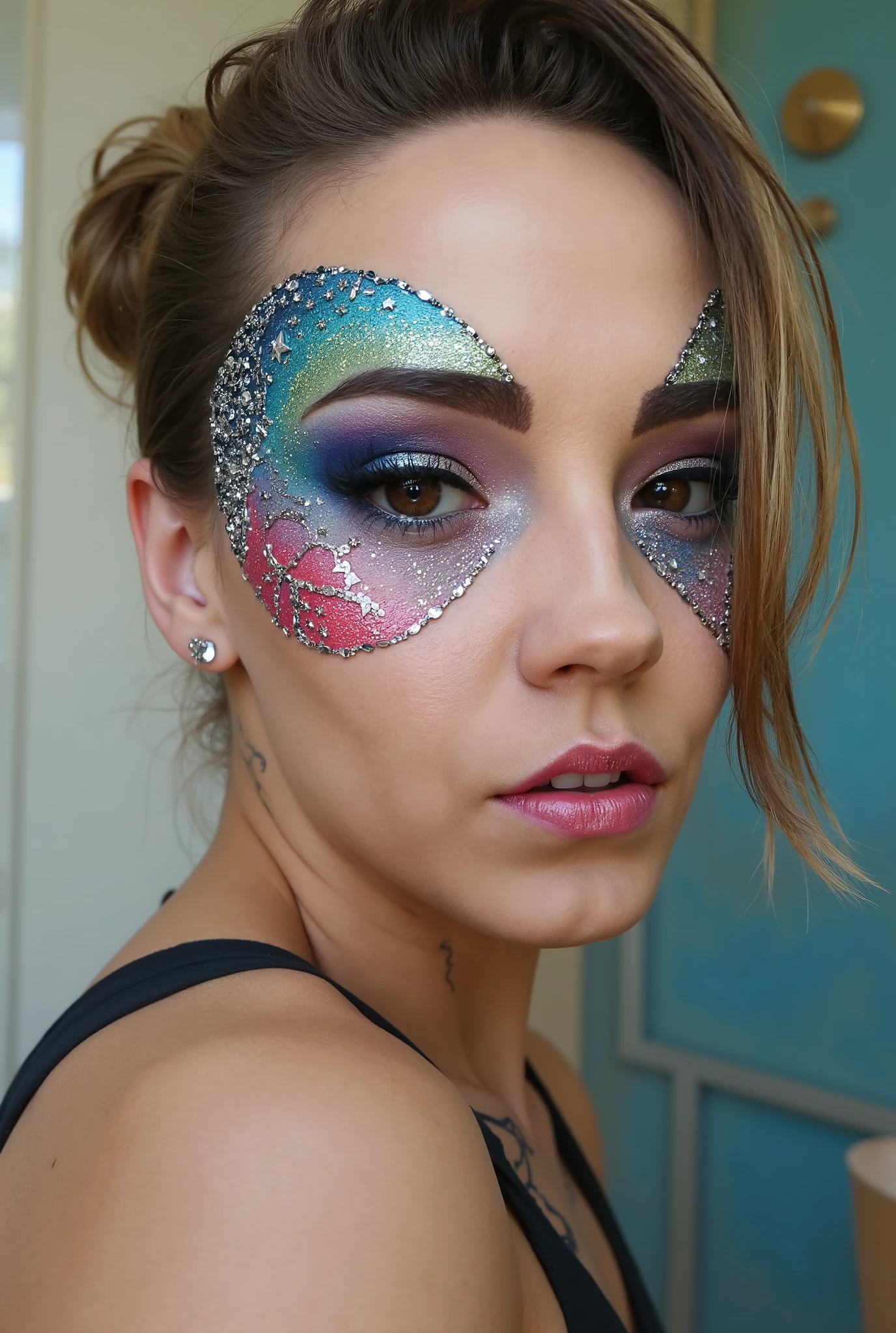 Create a unique artistic makeup