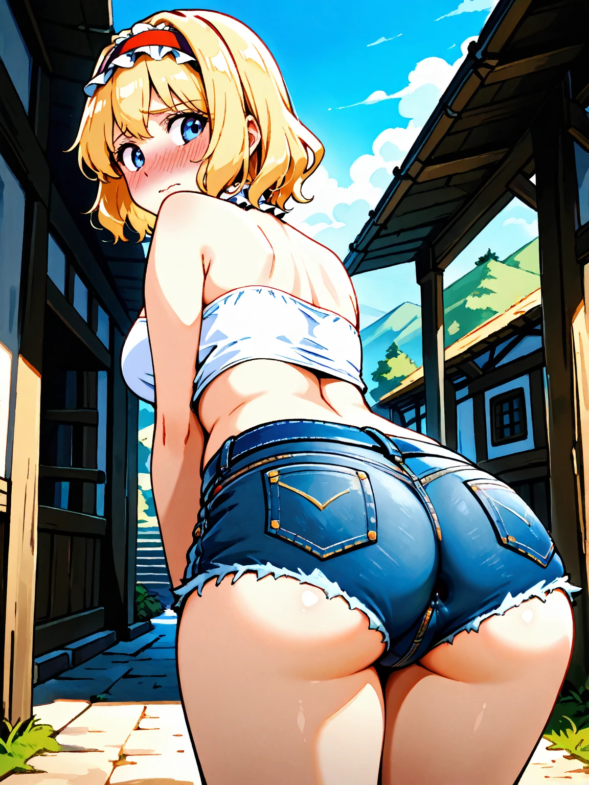 Name: elsa
Age: 30 years old

Physical Characteristics:

Measurements: 60-60-90
Hair: Short and black
Eyes: Dark blue
Tattoo: Flames on the left arm in green, blue, and yellow colors
Body: Well-trained and fit
Outfit:

Mario Bros Cosplay: She is wearing Mario's iconic outfit, with blue overalls, a red shirt, a red hat with the "M" logo, and white gloves. show ass, show asshole, open ass, hot panty blue mostrando poses sexuales muy calientes
