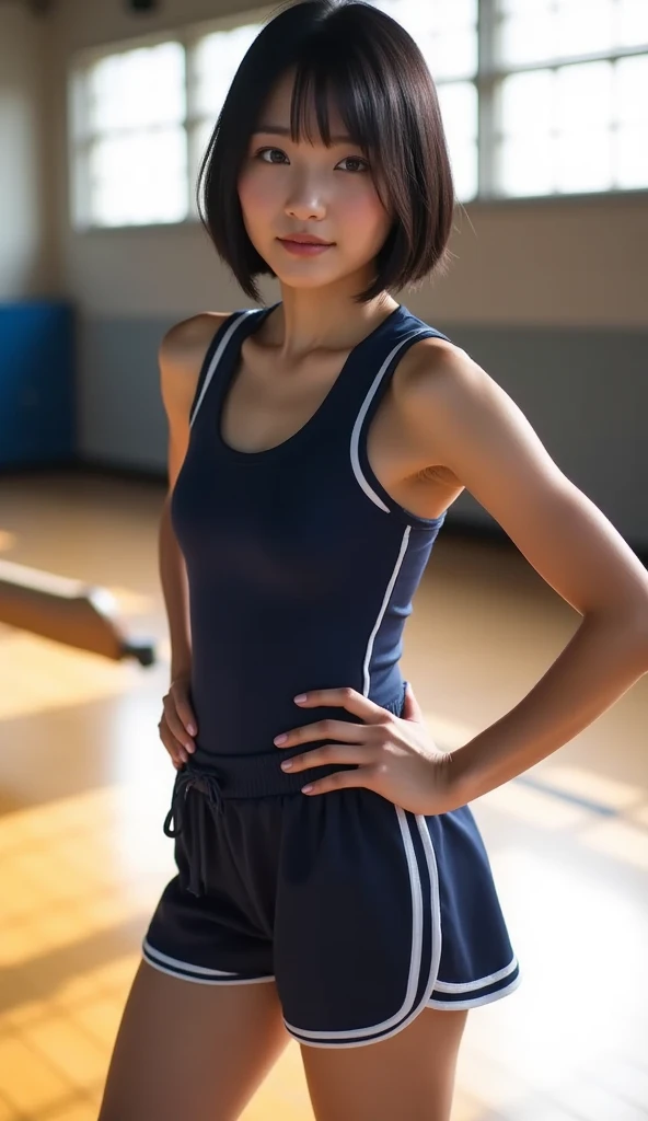 ((Highest quality、A 20-year-old woman with the face of a 14-year-old)), ((masterpiece)), (Detailed boobs), (Perfect Face:1.8), (Very detailed), (Perfect detailing) ,Very detailed顔と肌の質感, (Flat Chest), Perfect Face, Three Girls, Very detailed目,( 日本のcuteアイドル, 驚くほどcute顔, cute、 (Wet and see-through ??????????? swimsuit) Sunburn:1.2), Hairless pussy, , (smile:1.??? on 3、???????), Open your mouth, very細い脚, Braid, short hair, (View your viewers、((Hold the dildo with both hands、?????? Dildo Masturbation))), (Spread your legs、Outdoor), Cowboy Shot, from the front, (Very wide shot), (No makeup)、(very細くて美しい太もも、Nipples are visible)、very 、very small ass、very short stature、Small Mouth、(14 years old)、A little childish.