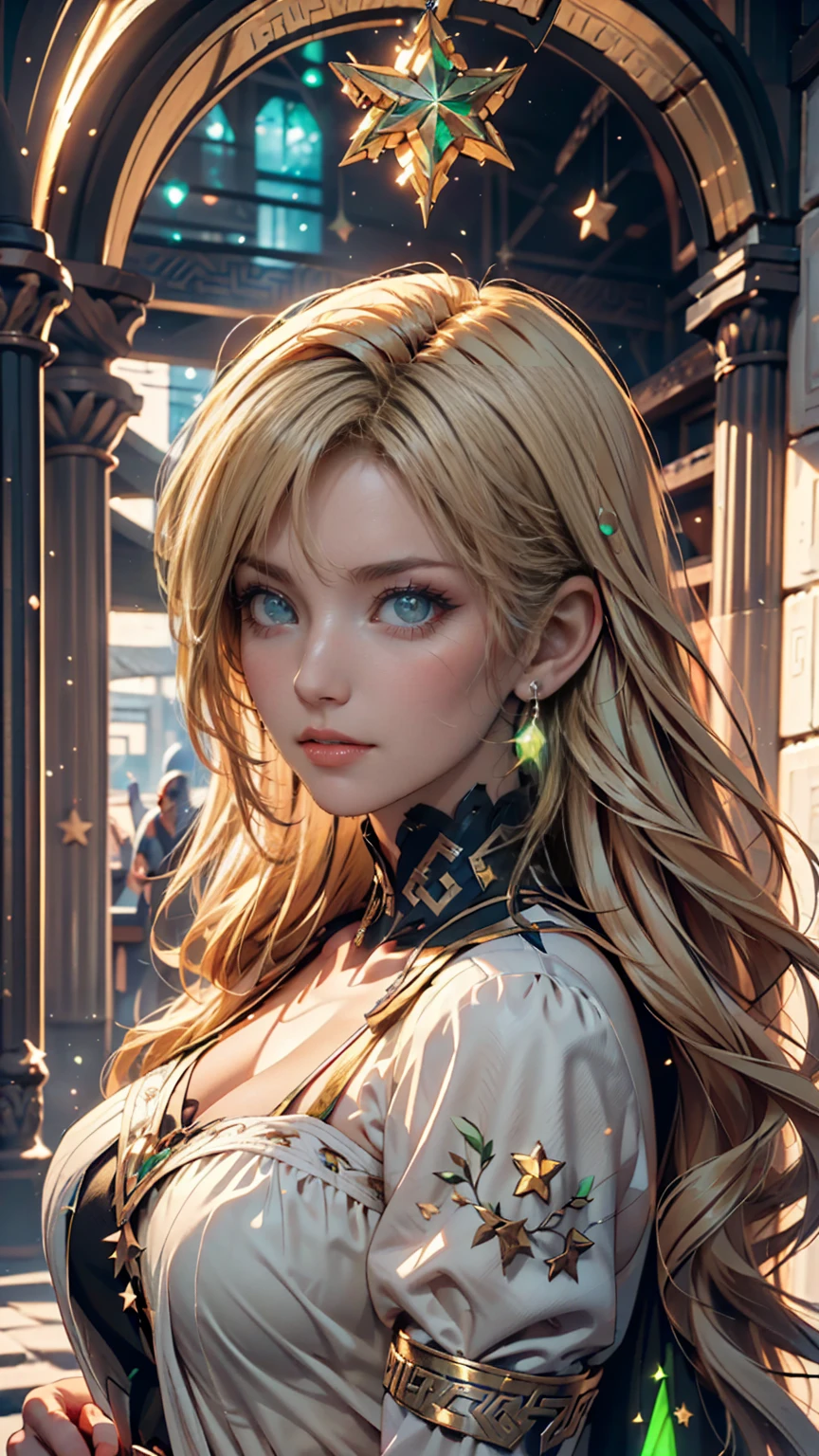 (masterpiece, Highest quality, Highest quality, Official Art, beautifully、aesthetic:1.2), (One girl:1.4), Very detailed,(Joshua Middleton's comic book cover art:1.1), (Action Painting:1.2),(Specificism:1.2),Dance scene in the theater,(supermaximalist:1.5),colorful,Most detailed,