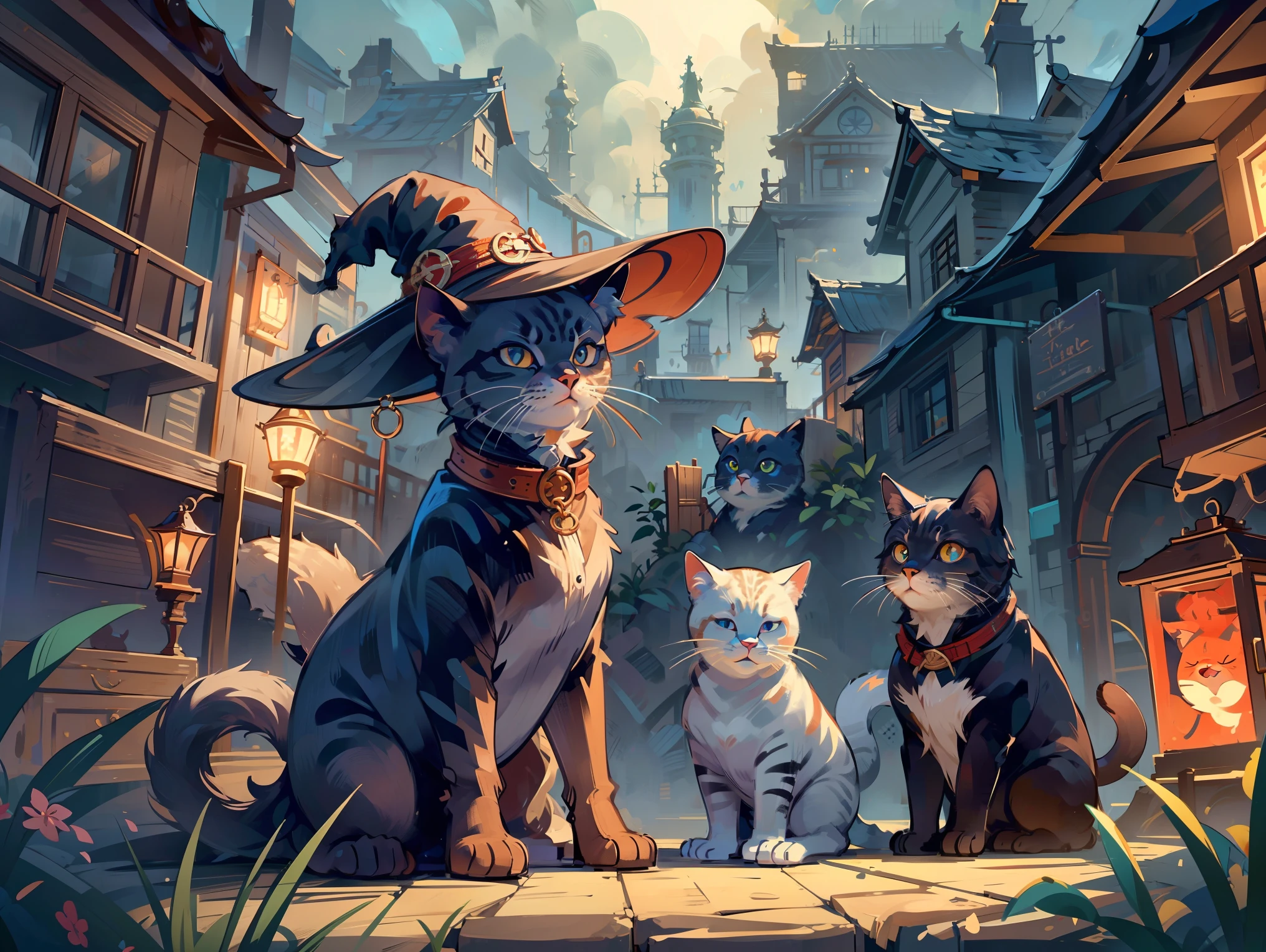 A very beautiful witch、Multiple very large cats、Witch's Familiar Cat、The witch is diligently hitting the cat、The cat is standing upright on two legs、Cats are very eerie、A group of bakeneko、At that time, their apartment was a perfect room for the two when the bare light bulbs were dazzling and shook when the freight train passed by, remember? On a cold night, I was invited by a red lantern to buy a lot of oden, and they also drank a little bit of alcohol once a month