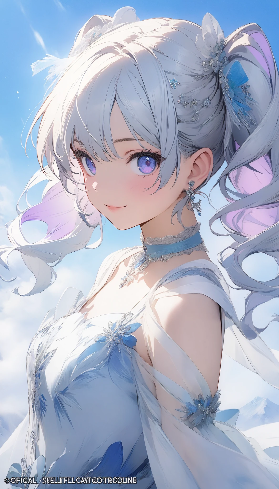 ( masterpiece, TOP QUALITY, TOP QUALITY, OFFICIAL ART, beautiful、Midea:1.2), 1 person,バンドに所属する beautifulてかわいい, Pastel cardinal and beautiful and cute、 band and purple inner short twin tails , girl, ,