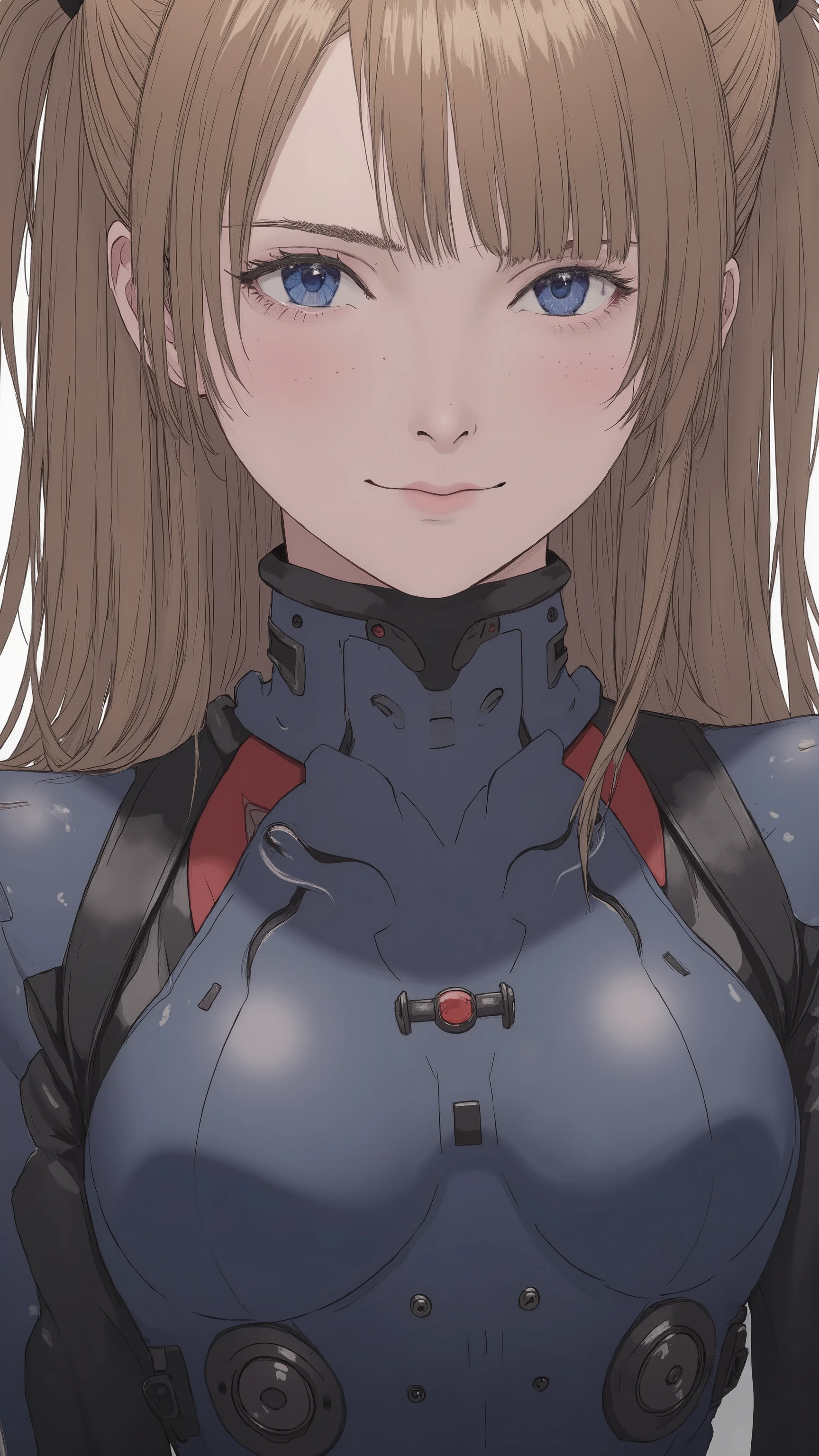 ( masterpiece:1.4、 Top Quality)、( Intricate Details )、Unity8k Wallpapers、 very well detailed、Beautiful and mysterious、 detailed background 、Genuine、 alone、 Perfect Face 、 Beautiful blue eyes 、 very detailed、、 hair ornaments close to the garden、 mahogany hair chignon 、( blond hair)、Plugsuit 02、 Shikinami Asuka Langley、 Evangelion、slender、 Bunny Girl Style、 super close up