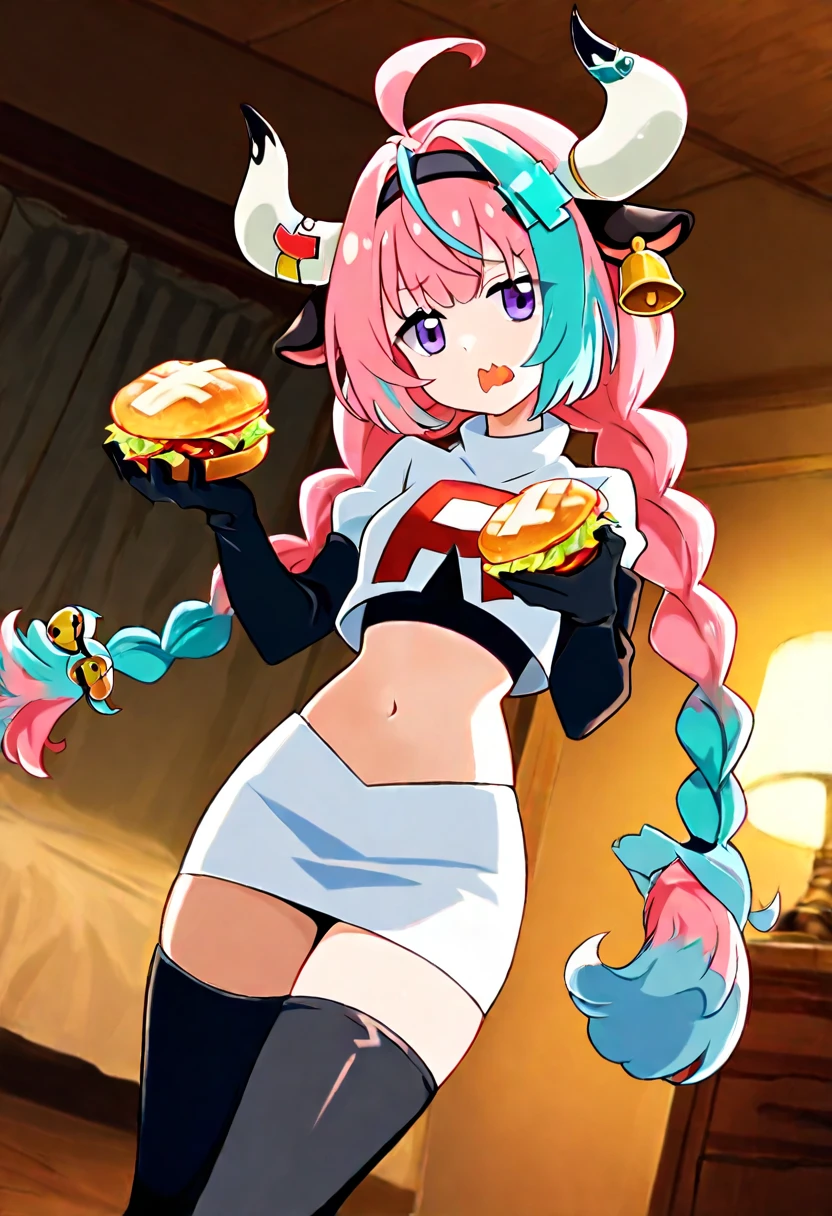 1 girl, pink long bun hair, (from above:1.4) heart shaped eyes,rabbit ears, {Girl with pink bob hair bun、 The name Nami}, (Pink eye color), {downtown}, (smile), bright background , 19 years old, large breasts, triple D cup breasts, round buttocks, bubbly buttocks, wide hips, nude, naked, detailed nipples,bubbly ass, heart shaped choker, (masterpiece, highest quality), very detailed, highest quality, nsfw,official art, beautiful and aesthetic: 1.2), (1 girl), very detailed, (geometry art: 1.3), colorful, most detailed ?d1 girl, pink long bun hair, Eye of the symbol, +__+, gothic costume, {A girl with long pink bun hair The name Nami}, (Pink eye color), {breakfast、fried egg、sandwich、coffee}, (smile), bright background, (garden,beautiful flower々),mole under eye, heart shaped choker, (masterpiece, highest quality), official art, beautiful and aesthetic: 1.2), (1 girl), very detailed, (geometry art: 1.3), colorful