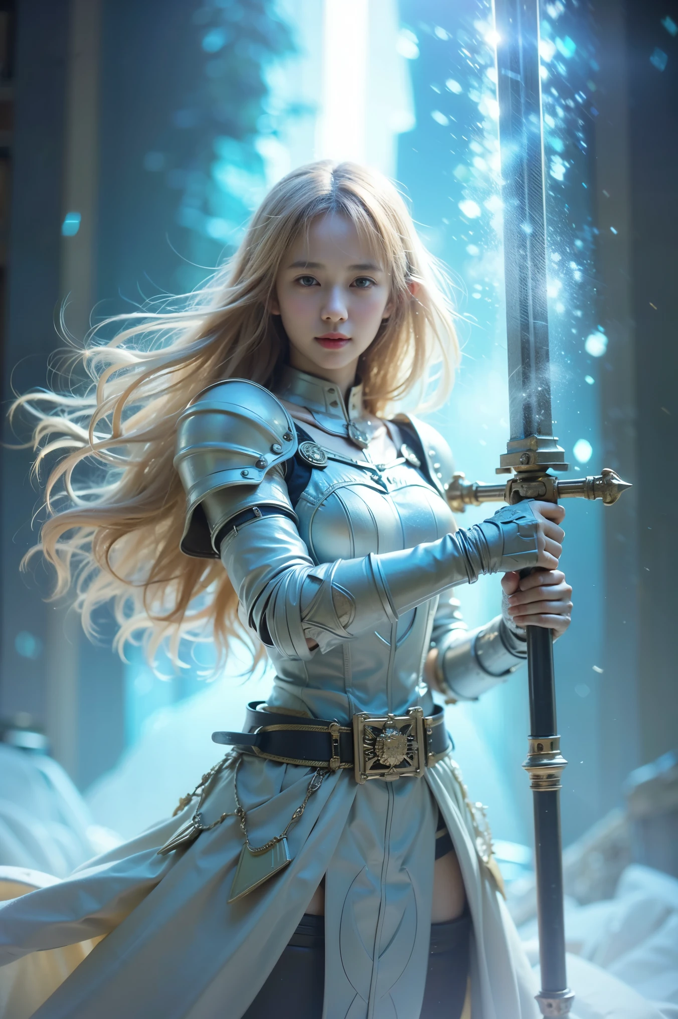 (Completely live action:1.37), (xtremely realistic textures:1.37), (masterpiece, best quality:1.2), (8k uhd, 16k, 32k, ultra high res), amazingly realistic skin, amazingly realistic photo, superrealism, (photorealistic:1.37), (RAW photo), extremely realistic, (extremely realistic all details), (extremely realistic all textures), extremely realistic lighting, extremely realistic shadow, (japanese girl:1.5), ((young face)), smiling, happy, extremery realistic face, extremely realistic skin, extremely realistic eyes, extremely realistic background, extremely realistic detail up, kkw-ph1, ((extremely intricate details, knight armor, elf ear))