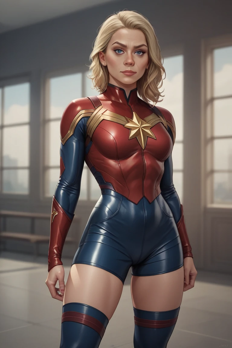 (realistic:1.1), (Dutch angle:1.1), PussyBigDildoQuiron style, erotic, glamour model, erotic pose,enjoying, shiny skin, fit, athletic,(best quality:1.15),1girl, (Bodysuite), vaginal object insertion, sex toy, (dildo), pussy, Dappled Light, <lora:quiron_PussyBigDildo_v1_Lora:0.87>, (highly detailed:1.2),(detailed face:1.2), (dynamic angle:1.2), (dynamic pose:1.2), rim lighting, the Captain America (Marvel Comics): Captain America's suit features a blue, scale-patterned jumpsuit with a white star emblem on the chest, along with red and white stripes on the abdomen. He wears red boots, gloves, and a utility belt, as well as a blue helmet with wings on the sides.