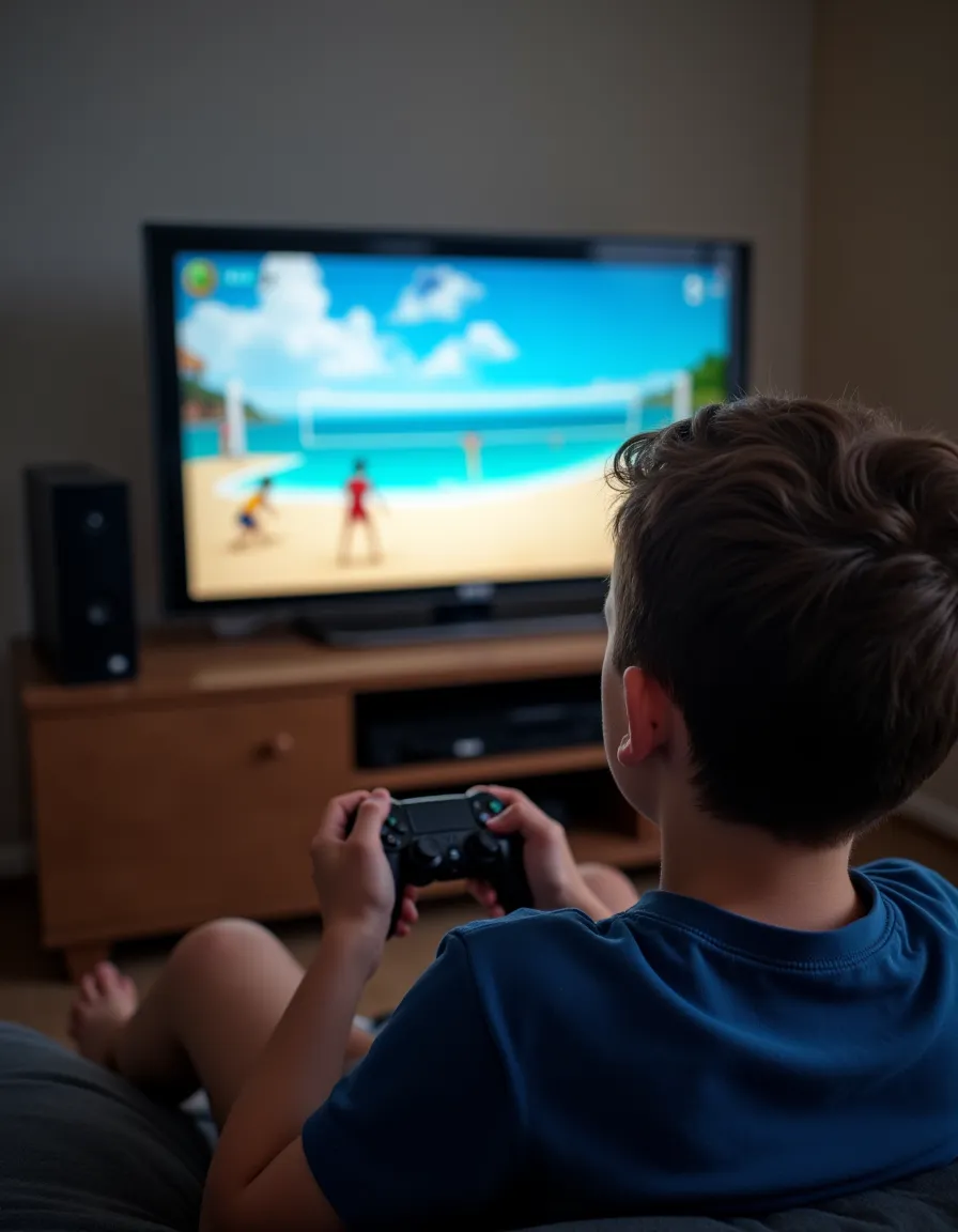 ビーチバレーボールのゲーム