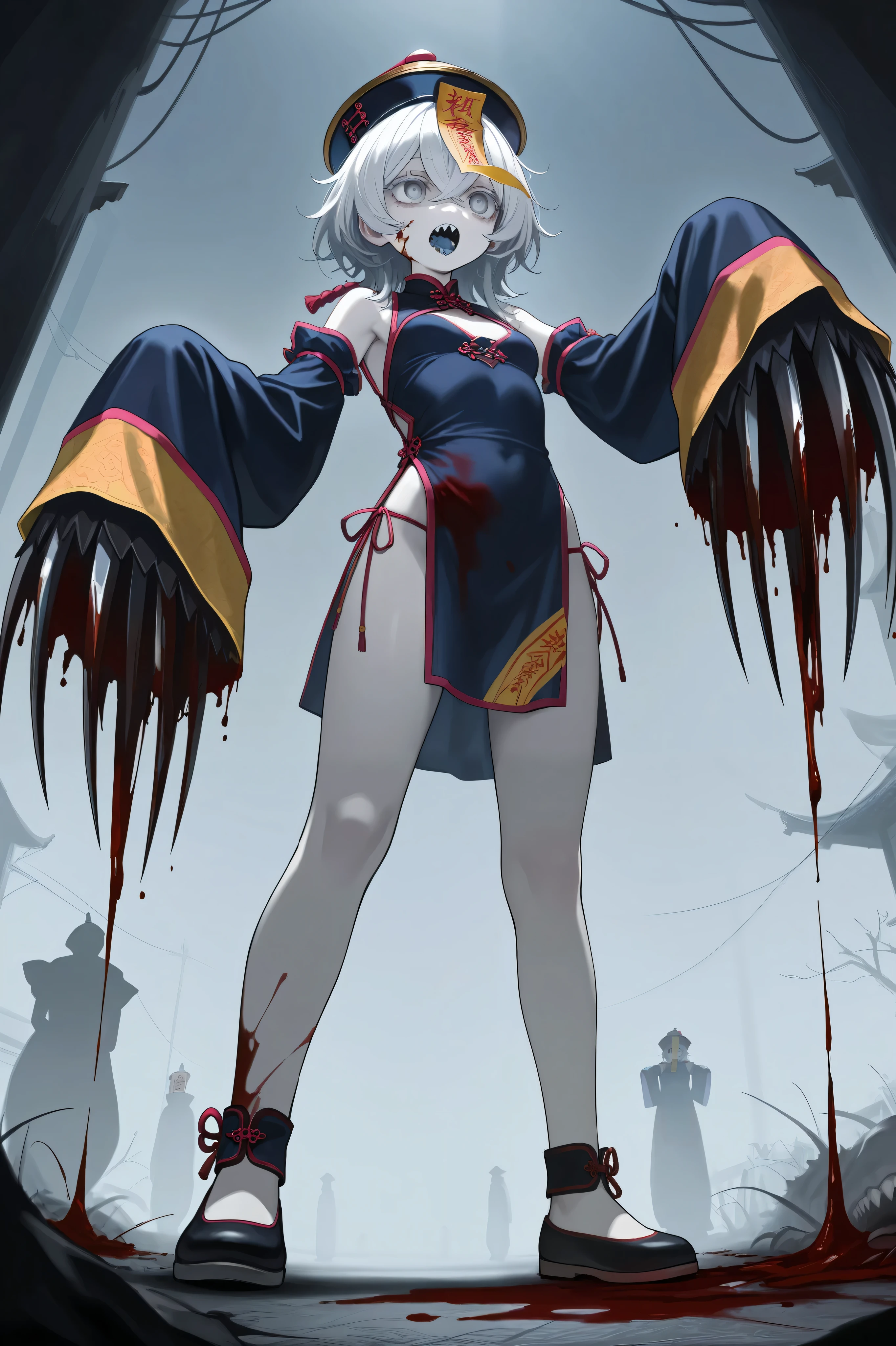 (smiling),masterpiece, best quality, (Red_eyes),1girl, bangs, bare shoulders, black leotard ,breasts, brown_legwear, cleavage, collarbone, cowboy_shot, hair ornament, , leotard, long_hair, looking_at_viewer, medium breasts,(real rabbit ears),(rabbit ears),(real rabbit tail), solo ,(different hair colors) , (different hair styles),(redd leather jacket),(shorts red), curly hair, (drill hair), long hair, ringlets, (blood:1.5) ,(big smile:1.3) <lora:more_details:0.5> <lora:skin_tone_slider_v1:-9> <lora:emotion_happy_slider_v1:6>,(bright Eyes),(waving),splashing blood,((blood rain))