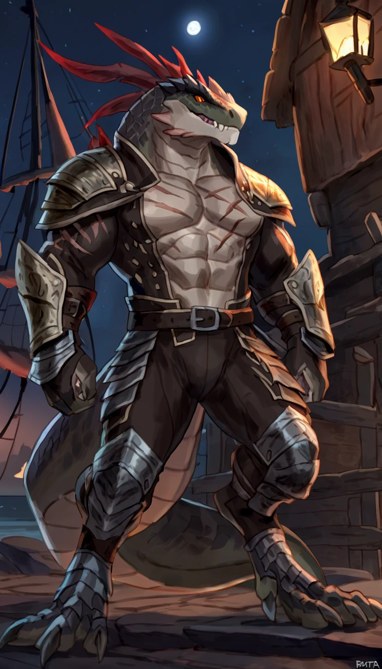 blackwatch genji, concept art, clean, ultra detailed, [full body, full length], (city bacground:0.7), <lora:blackwatch_genji3:1>