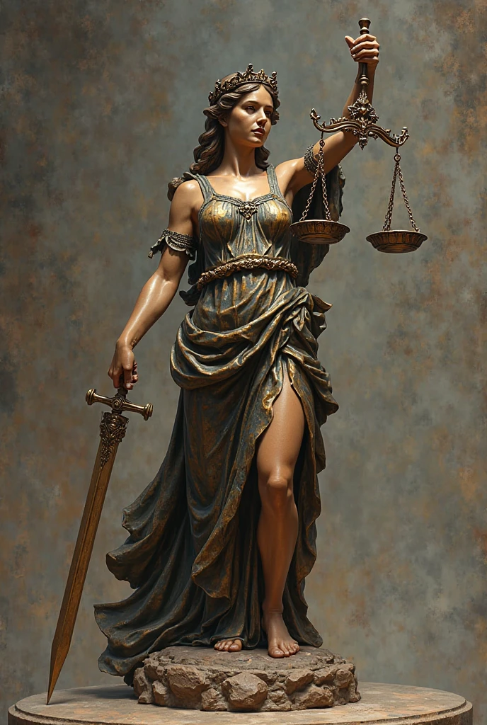 statue of justice blindfolded