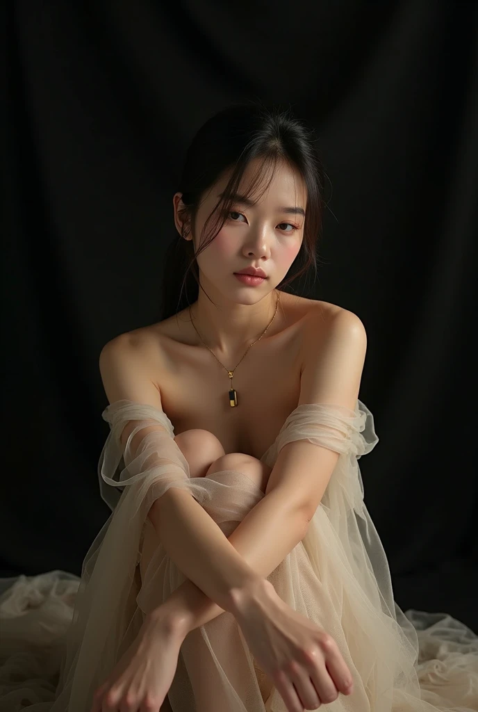 ((Highest quality)), ((masterpiece)) , BREAK,((one girl)),(Gaunt),(detailed),((in the Church )), ((One girl)), ((nude)),naked,((17 years old)),((flat chest:1.6)), (stare at viewer with stern eyes:1.5),((one girl)),(bitting own lip:1.1),(angry:0.9),nose blush,(shamefull:1.2),(bob cut hair),surprised, ((beautiful realistic face)),((intricate choker necklace)), ((intricate earrings)),Beautiful Korean Women, Beautiful young Korean woman, Young and adorable Korean face, Gorgeous Young Korean Woman, Korean Girls, Girl cute beautiful face, Portraits of Korean female idols, Young and pretty Asian face, Cute natural anime face,Asian pretty face,((finely detailed face)),((symmetrical eyes)),((glistening eyes)),((glistening eyes )),((large eyes)),(( pretty eyes)),(detailed),Perfect Face,((One girl)), ((clear eyes)),((show nipples)),((beautiful skin)),(light smile ),don't wear anything ,((show nipples)),(upper body),((naked))