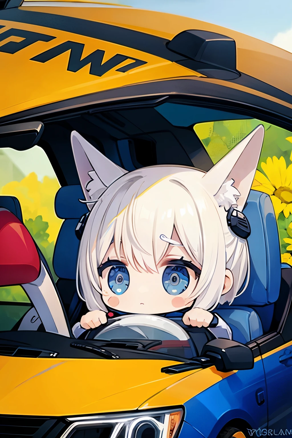 (sticker),#quality(8k,best quality, masterpiece),solo, #1girl(cute, kawaii,small ,smile,hair floating,hair color cosmic,pigtail hair,zombie skin,ghost skin ,skin color blue,pale skin,eye color cosmic,eyes shining,big eyes,damaged clothes,heavy metal costume,smirk,isolated on pink background,full body),#background(monotone,pink,no background,isolated on pink background)