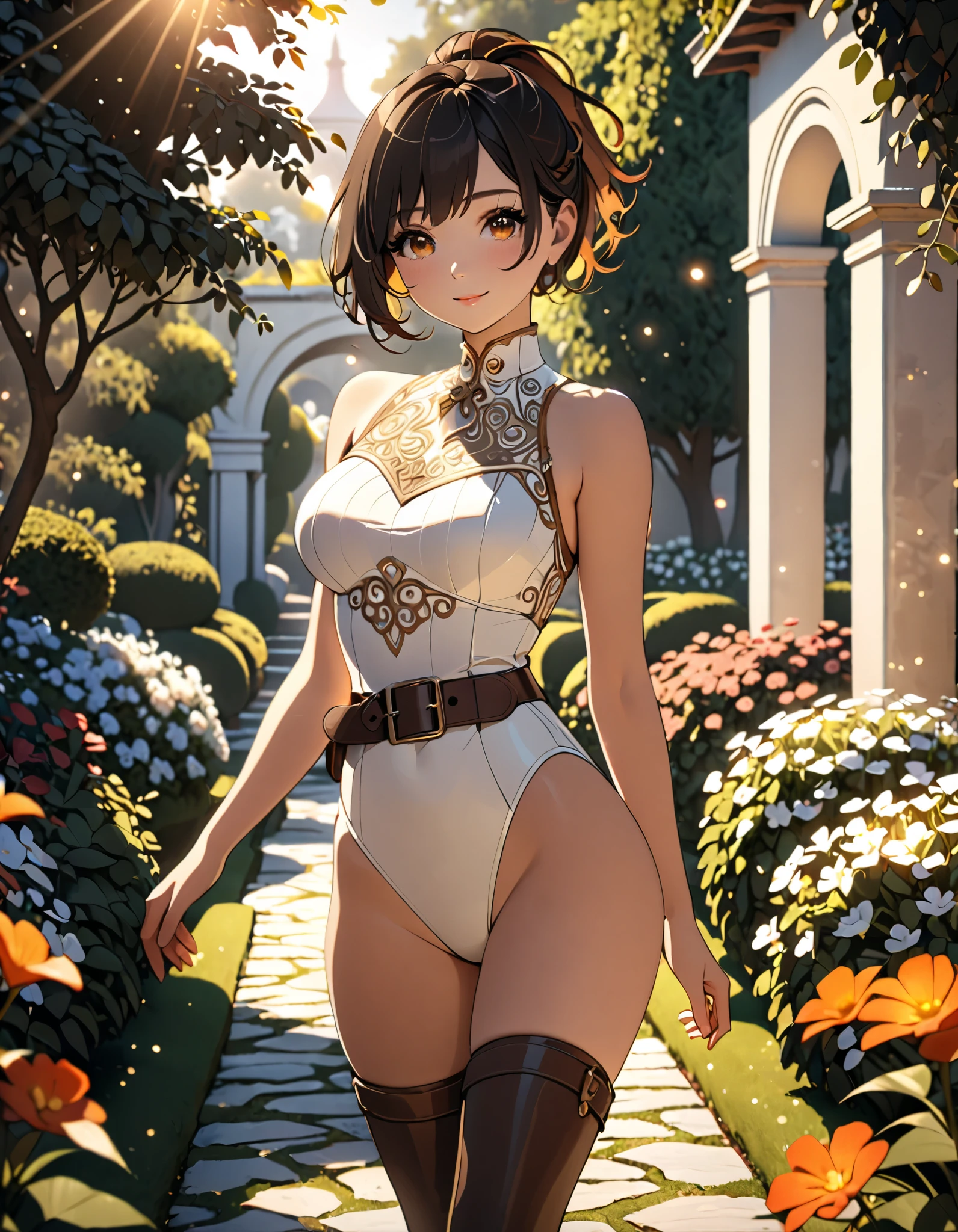 (nsfw), (uncensored), (1girl) , middle-aged female in her thirties, Native American,kkw-NativeAmerican, Bushy eyebrows, (Yellow eyes Monolid Eye Shape,<lora:eye_size_slider_v1:0> ), (Platinum Short crop hairstyle), (wearing luxurious white Seamless hipster panties with a scalloped lace waistband and a seamless bralette and thighband pantyhose),<lora:ClothingAdjuster3:-0.25>, fat,(Pear body), nagatiti, (full breasts) , , drop earrings ,
(solo focus), portrait, Lying down, , ,
8k, intricate, elegant, highly detailed, majestic, digital photography,art by artgerm and ruan jia and greg rutkowski,(masterpiece, sidelighting, finely detailed eyes), hdr,
background A tranquil, moonlit field of sunflowers at Sunrise,
<lora:uv:0.8>,<lora:1epi_noiseoffset2:0.5>,<lora:Mild detail adjusterV10:-1>,<lora:add_detail:0.33>,<lora:hikari:0.5>, <lora:zzzhews_style:0.77> hews style