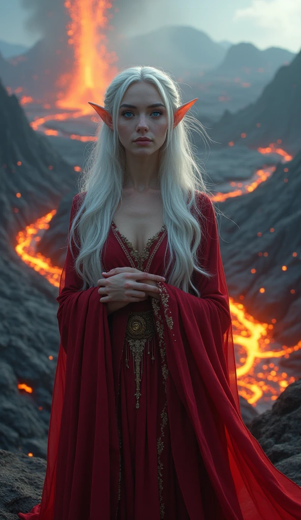 Daenerys Targaryen with fox ears and a dragon ,no clothing ,tan skin , big boobs ,nude ,sexy ,thicc ,kimono clothing, oiled skin