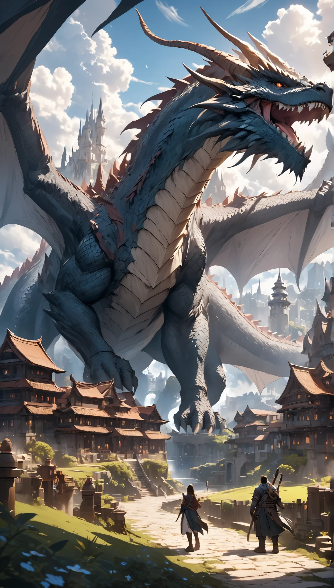 Fantasy World,Giant Dragon