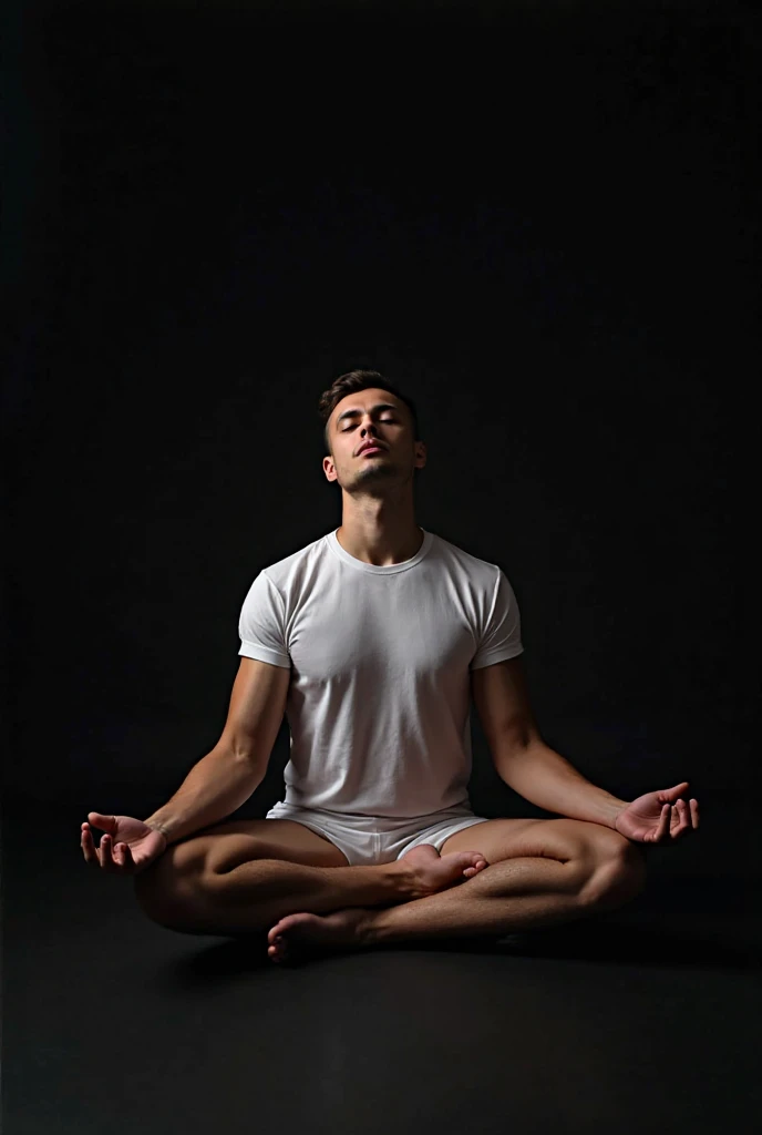 Man meditating