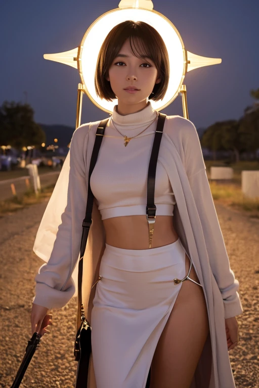 masterpiece,intricate details,Meticulous,8K,Impressive,Enchanting,photorealistic,1girl,bettybrant2023,black hair,bob cut,white blouse,business skirt,high heels,dancing wildly at the burning man festival,high face details,Capture,Picture,Photo,Professional-grade optics,Precise focusing,high background details,,