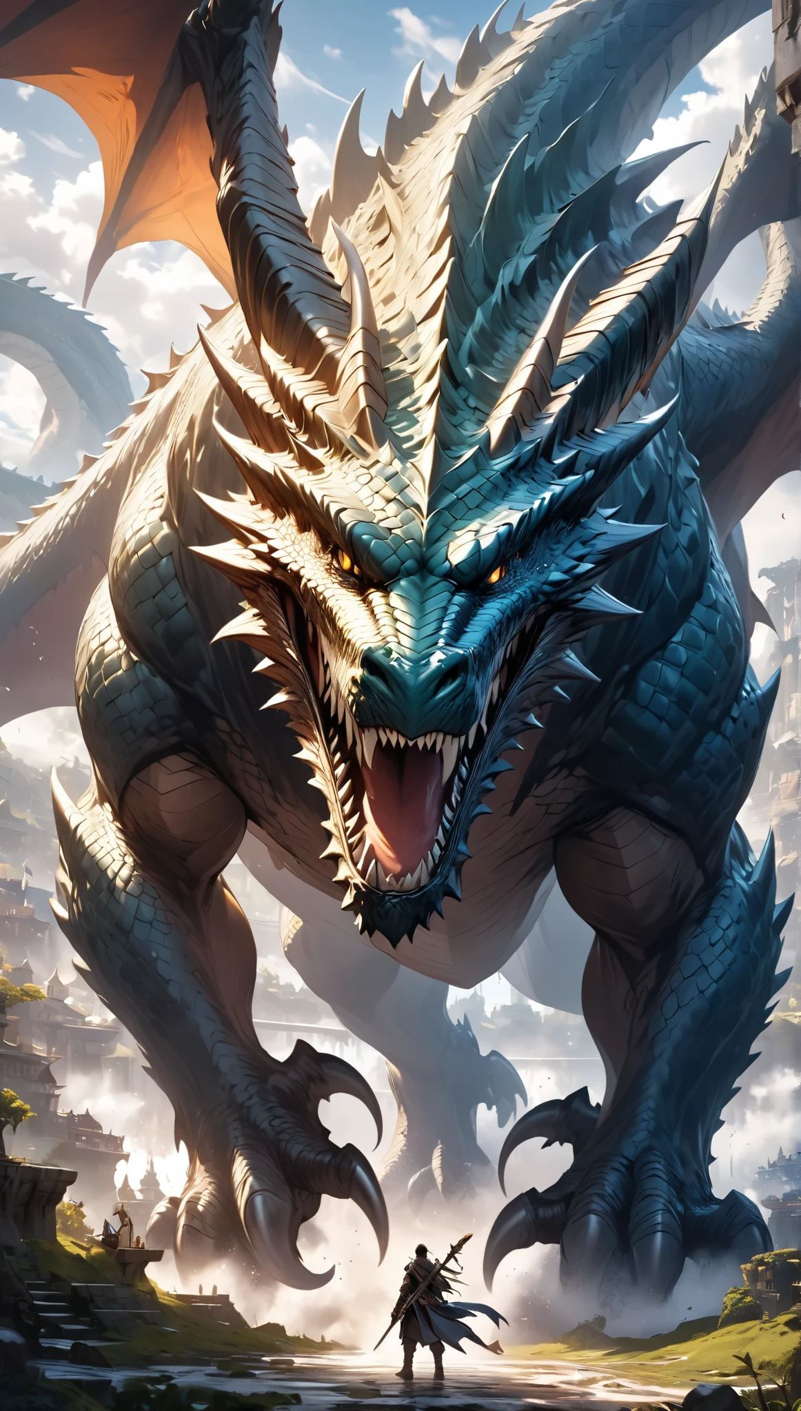 Fantasy World,Giant Dragon