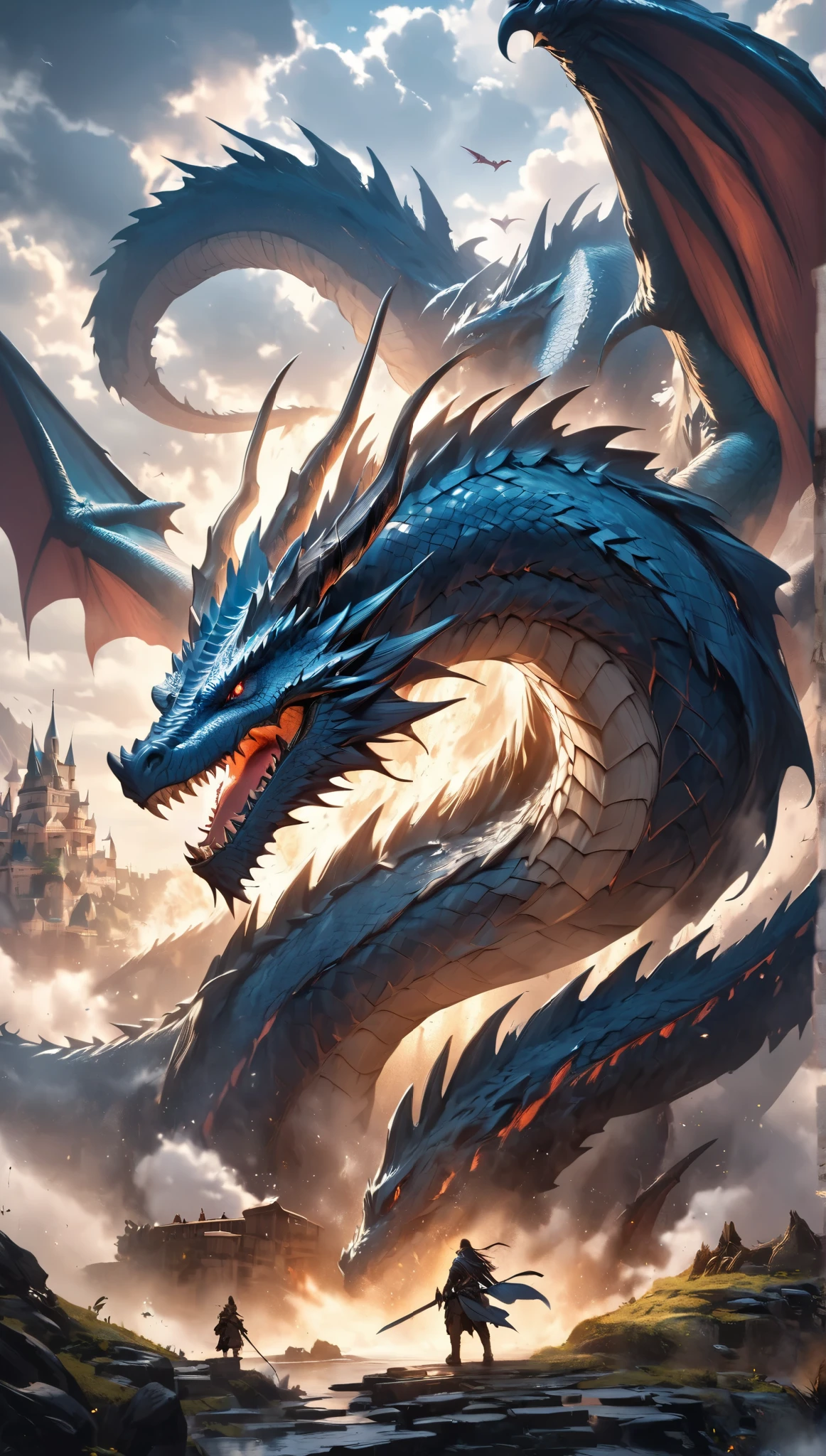 Fantasy World,Giant Dragon