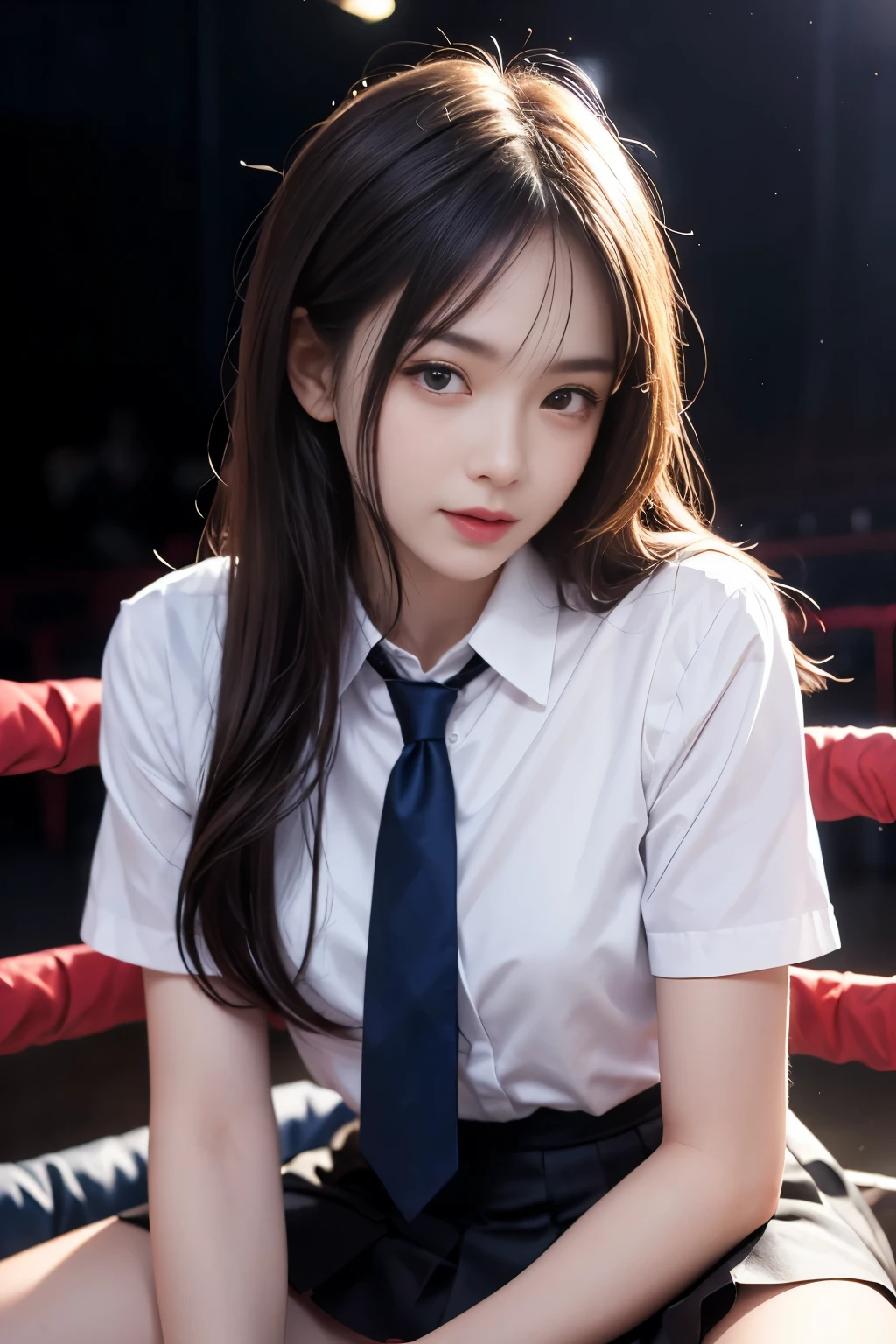 a handcuffed beautiful face teenager girl, wearing a thai university uniform, getting raped by a male in the park at night, ????, ??? , ??????, ((sexual intercourse with a mature man:1.8)), night, hyper detailed face, eyes close, painful face, crying, fear,