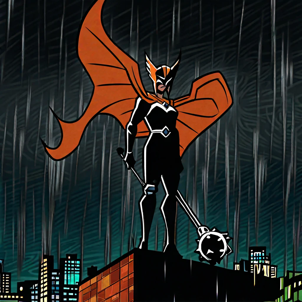 a photograph of a woman on the left side of the picture, on the camera is a red skinned fiery super villain woman is stomping through the street causing holes where she stomps, she has a menacing red flaming aura and is facing away from the camera,

anime, (, from side,:1.35) back, full body, 1girl, glowing red skin, fiery blue glowing eyes, very long hair, glowing blue hair, straight hair, glowing blue lipstick, glowing transcendent all-seeing eyes, aqua leotard, glowing red skin, red face, long flowing aqua cape, aqua gloves, aqua thighhighs, 

behind her in the building rubble is a sign that says the word "CONSISTENCY" and below that is a melted stop sign that looks like a "v3",

the distant cityscape is full of superheroes trying to stop her, 6+girls, small, distant, each with their own unique traits