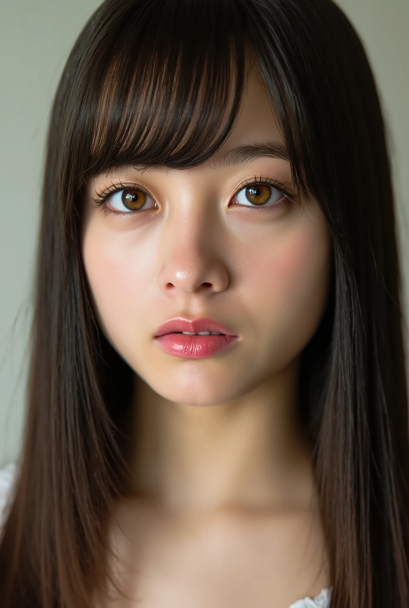 score_9, score_8_up, score_7_up, rating_explicit, source_realistic, ultra detailed, BREAK (photo realistic, ultra detailed, realistic skin, ultra high res, Raw Photo, 32k, very aesthetic, absurdres), (absurd res:1), (jirai kei), (round_face), (Kanna_Hashimoto/ACTOR), cute_face, (tare_me:1.2), big_eyes, brown_eyes, kawaii, lips, nose, solo, forehead, black_hair, indoors, long_hair, realistic, lips, natural large_breasts, (beautiful_pink_nipples), petite, (Japanese_girl:1.2), idol face,
pretty, Korean, kpop idols, ulzzang, aegyo sal, ,