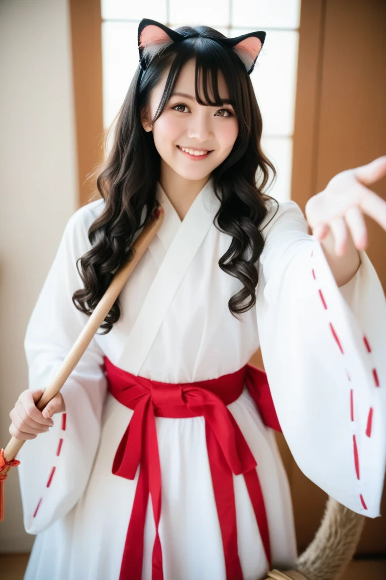 Japanese female, a lot of details, (underweight), 30 years old, detailed black hair, beautiful detailed hair, super fucking beautiful, delicate beautiful face, complex details beautiful and delicate eyes, perfect hands, (flat chest best quality:1.5), perfect and delicate limbs, detailed skin, best quality, ultra-detailed,(cheerful grin:1.5),
Japanese festival, (12 hitoes), with a shrine, full body shot, from below, colorful lighting, ambient lighting