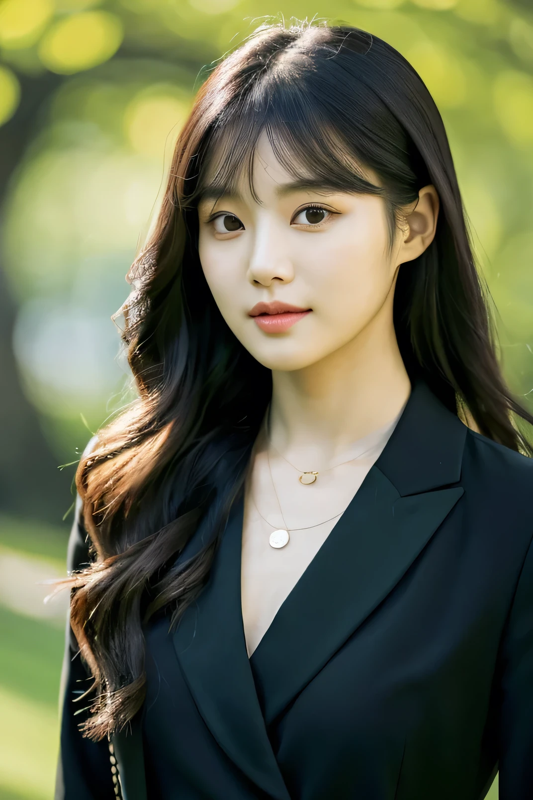 ((Top Quality, 8K, Masterpiece: 1.3)), Sharp Focus: 1.2, (Super Beautiful Face: 1.0), (Slender Abs Beauty: 1.0), (Shiny Skin: 1.0), Realistic Photography, Black Hair, Realistic Pupils, Video Lighting, High Definition Eyes and Face, Video Lighting, (Cowboy Shot: 1.3), kimono, hakama, obi, (Korean Cute Actress)