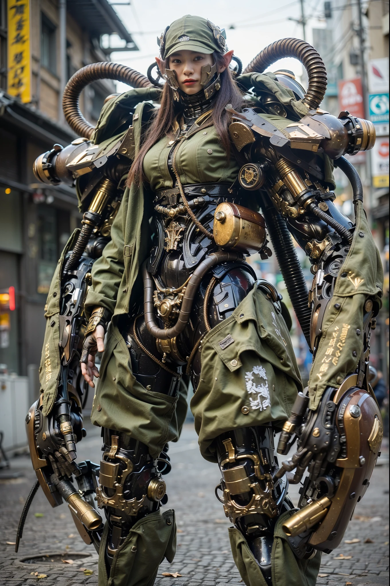 (Completely live action:1.37), (xtremely realistic textures:1.37), (masterpiece, best quality:1.2), (8k uhd, 16k, 32k, ultra high res), amazingly realistic skin, amazingly realistic photo, superrealism, (photorealistic:1.37), (RAW photo), extremely realistic, (extremely realistic all details), (extremely realistic all textures), extremely realistic lighting, extremely realistic shadow, (japanese girl:1.5), ((young face)), smiling, happy, extremery realistic face, extremely realistic skin, extremely realistic eyes, extremely realistic background, extremely realistic detail up, kkw-ph1, ((extremely intricate details, knight armor, elf ear))