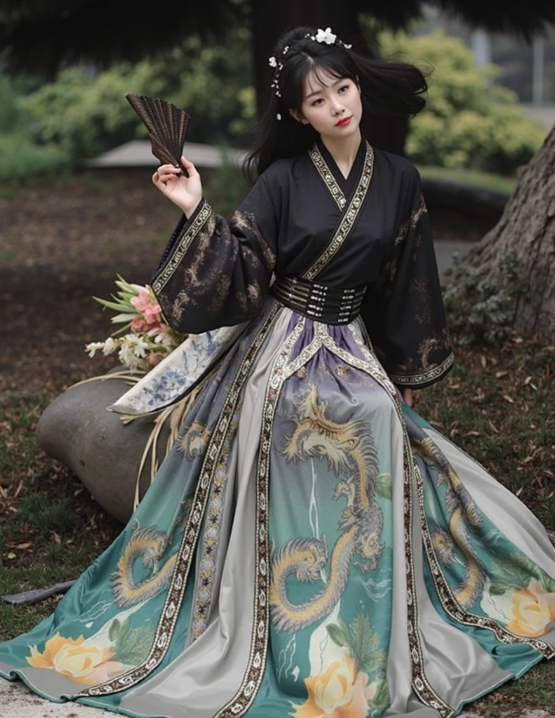 Highest quality、masterpiece、Ultra-high resolution、（Blue dragon armor）、(((huge tits))), (((Attractive Russian Model:1.0)))、Blue dragon armor、（(Random Hairstyles 1.6),(Wearing a beautiful crown made of jewels),(Photorealistic:1.4)、RAW Photos、1 girl、((((handsome hair))))、((Flower Hair Ornaments))),Glowing Skin、(((Japanese Dragon)))、（gorgeous jewelry necklace）、natural monuments、（Mystical Expressions）、（Full body angle）、（hugeなドラゴンと戦う）、With a beautiful knife、(((mansuji))),（Pink Metal Bikini）、(Beautiful forest background)、(((Steep cliffs)))、(Castle Background)、((Ultra-Realistic Details))、Portrait、Global Illumination、（Sexy pose）、Shadow、Octane Rendering、（One-eyed scouter）、8k、Super sharp、huge 、Bare skin exposed in the cleavage、Metal、Intricate decorative details、More about Japan、Very intricate details、Realistic Light、CGSoation Trend、blue eyes、Shining Eyes、To the camera、Steep cliffs、Toostook、（Full body angle）、（Veil）、(((Heavy Large))),「listener」express[Sutoru、Hmph、