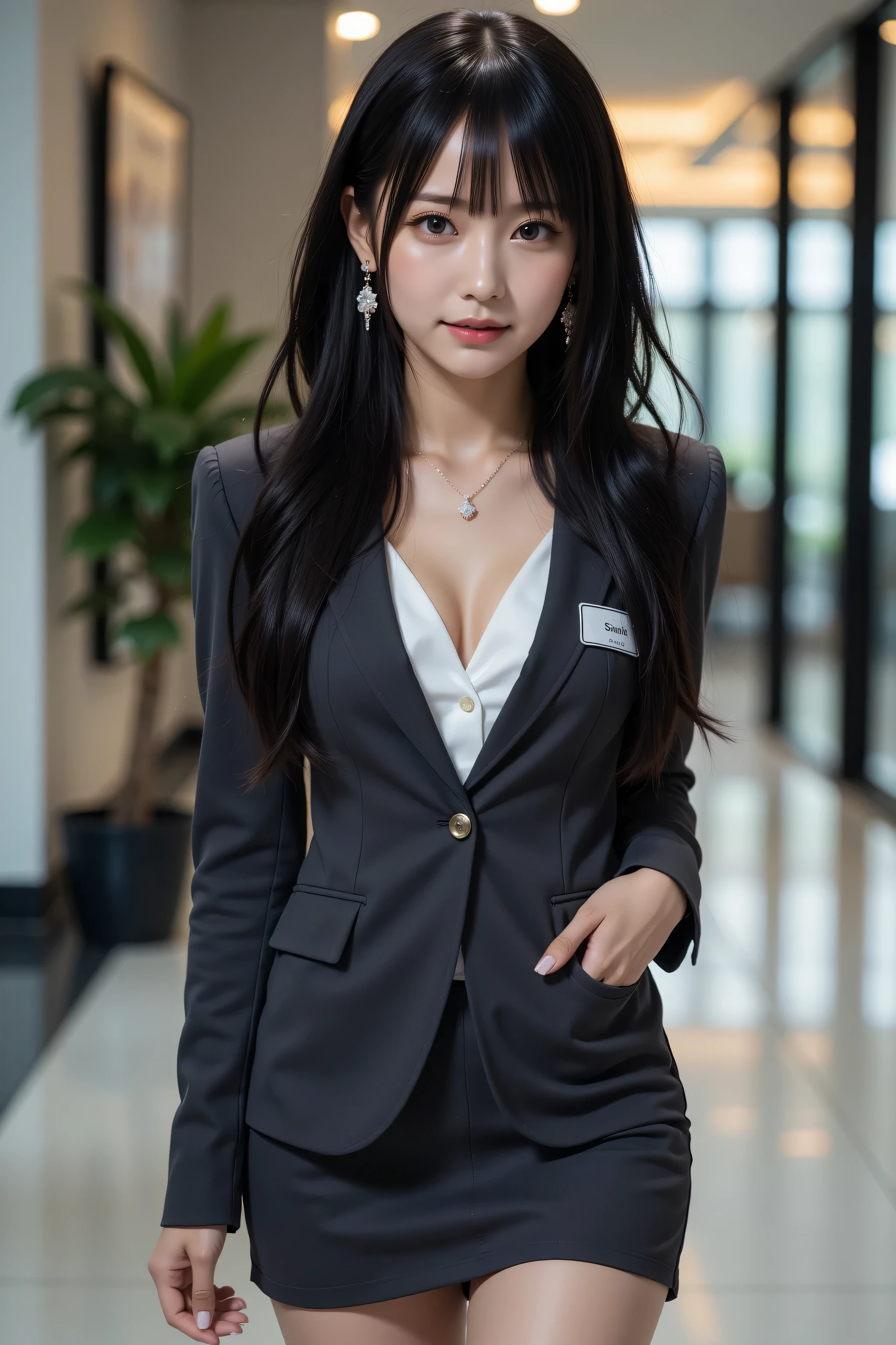 (Best-quality, Masterpiece, Ultra-High-Resolution, (Photorealistic:1.4), Raw Photo, depth of field, professional lighting, perfect anatomy, extremely details), 1girl, 15-years-old, the most famous Japanese idol, ((extremely cute face like the most popular Japanese idol, ((extremely cute and extremely big eyes)), extremely beautiful hair, extremely beautiful skins), extremely cute long-eyelashes, extremely cute lips),
(standing on Japanese bar),
((wearing black-formal-business-suit)),
ingesting copious amounts of illegal-drugs