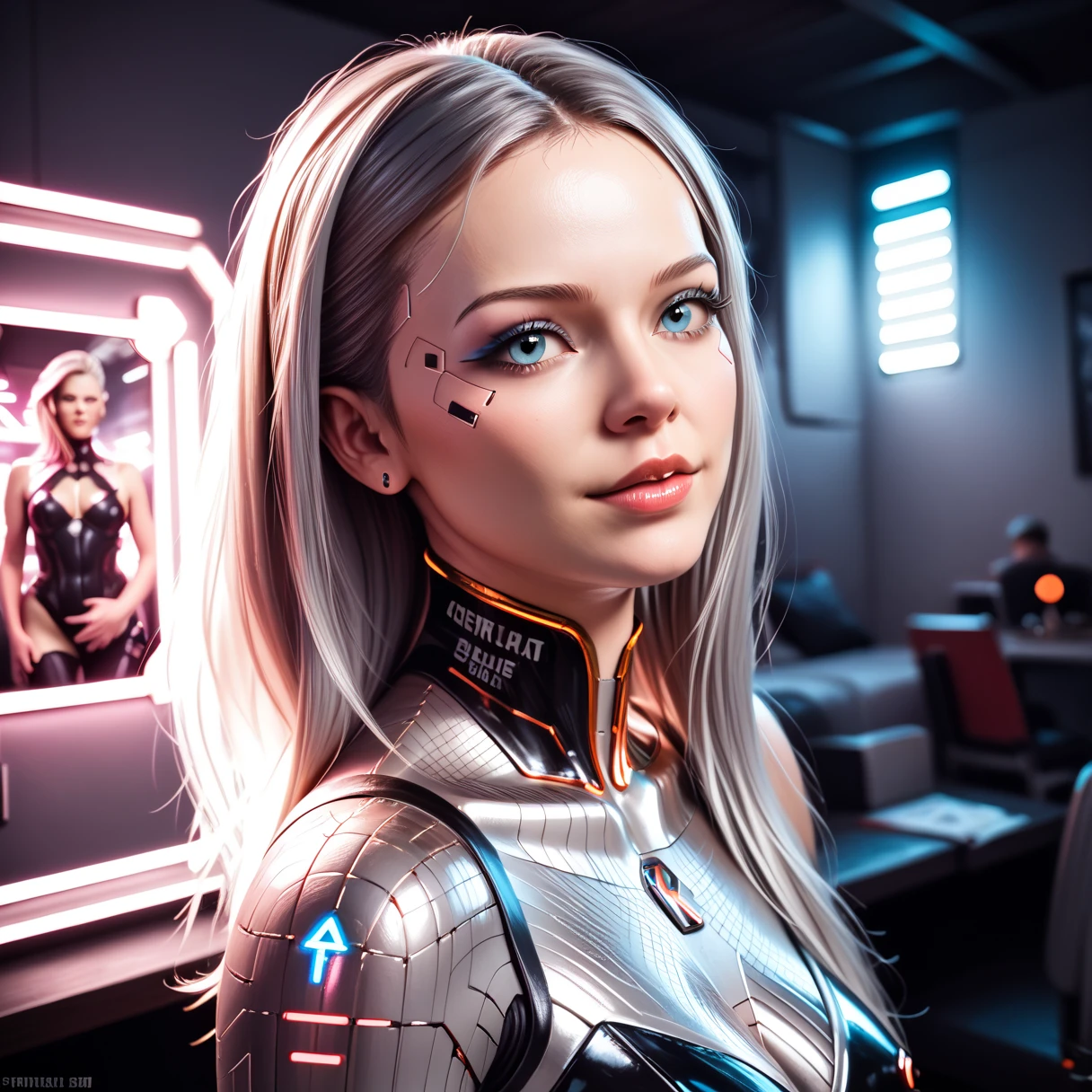 katiesig is a professional wrestler, in a wrestling ring, large arena, wearing a ((silver wrestling outfit )) black choker ,(raw photo:1.2),((photorealistic:1.4))best quality ,masterpiece, illustration, an extremely delicate and beautiful, extremely detailed ,CG ,unity ,8k wallpaper, Amazing, finely detail, masterpiece,best quality,official art,extremely detailed CG unity 8k wallpaper,absurdres, incredibly absurdres, huge filesize, ultra-detailed, highres, extremely detailed,beautiful detailed girl, extremely detailed eyes and face, beautiful detailed eyes,light on face,cinematic lighting