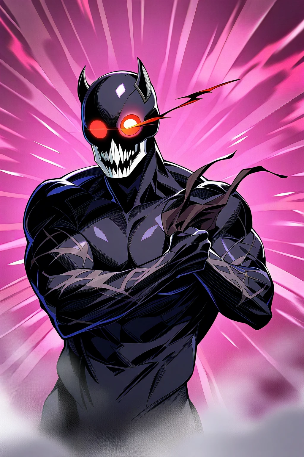 score_9, score_8_up, score_7_up, rating_????????, source_anime, create a character just like ghost, humanoid, Bright aura, hot body, sexy pose, Ghost mask, masked, Halloween costume, yaoi, Transparent fabric