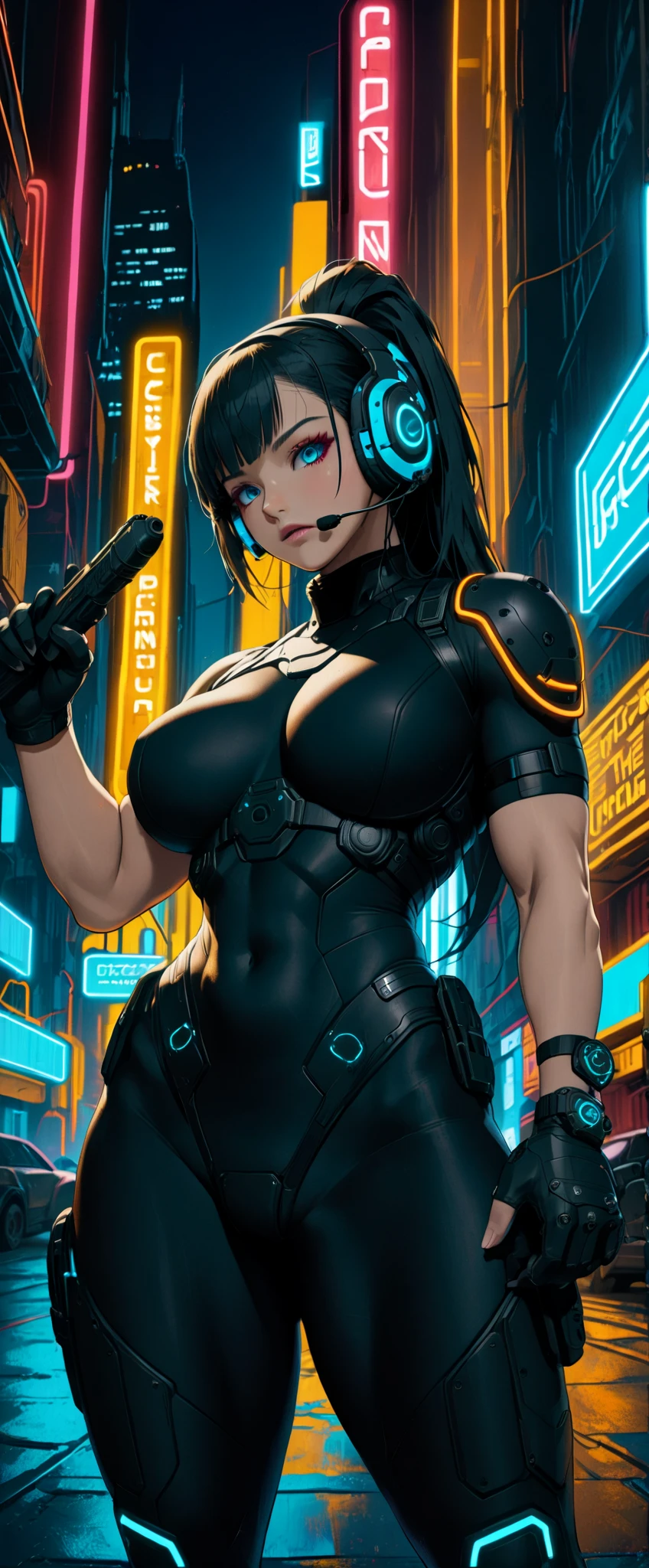 un primer plano de una mujer en uniforme posando en un garaje, oppai ciberpunk, biomechanical oppai, chica anime seductora, (SFW) seguro para el trabajo, mujer chica anime ciberpunk, mejor fondo de pantalla de anime 4k konachan, chica anime ciberpunk, digital arte del anime ciberpunk, anime ciberpunk, amor animado 8K, arte del anime ciberpunk, chica anime ciberpunk mecha