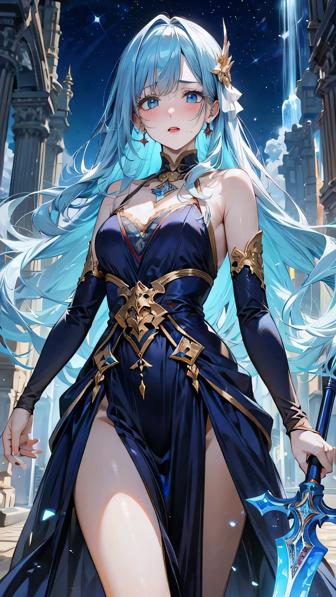 Ya Ott, 1 Girl, Solitary, Christa Lenz, Smile, Hair between the eyes, blue eyes, Blonde hair, jacket, Medium Length Hair,