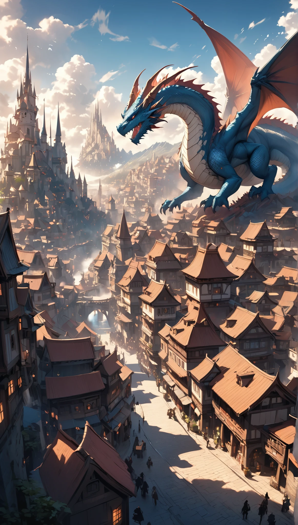 Fantasy World,Giant Dragon