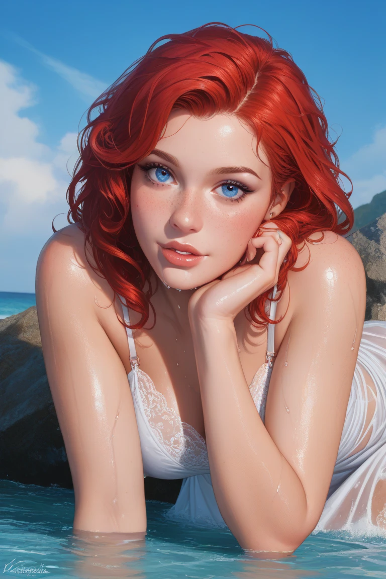 [Adriana Chechik], mature woman, 1girl, small breast, underwater, sea, digital painting, medium shot, (lightroom:1.13), soft light,
(corals swimming tropical fishes medusa tentacles ),
(natural skin texture:1.2), sharp focus, focused, glass led brain lines, corals skin, jellyfish style, art by Anna Dittmann, masterpiece, highres,
realistic, cyberpunk, smug, colorful,
[(colorful explosion psychedelic paint colors:1.2)::0.20],
intricate one piece swimsuit,

cgsociety, analytical art, detailed painting, glowing neon, iridescent paint, intricate artwork by Tooth Wu, ((art by Android Jones)), wlop, beeple, octane, green eyes, bright face, (smart:0.7),