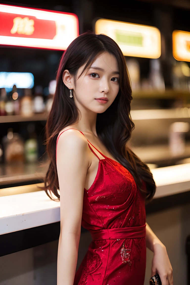 Extreme picture quality, Highest accuracy, (CG unity (extreme) detail 8k wallpaper, masterpiece, best quality:1.2), High detal, Best image quality, a stunning landscape, surreal, realistic, a beauty girl, a young girl, lipsticks, Peerless beauty, Messy black straight hair, long hair (Coiled hair) Smooth hair, Intense and beautiful makeup, Exquisite and perfect facial features, the most beautiful big eyes, Be red in the face, Sweet smile, Full breasts, dynamic angle, beautiful, sexy, body stunning figure, perfect body beauty, full body, stylish, long hair, slim waist, very detailed facial and skin structure, Fair skin, harmonious facial details, fair skin, charming smile, glittery eyes, soulful eyes, pretty eyes, Double eyelids, Get close to the viewer, camera angle