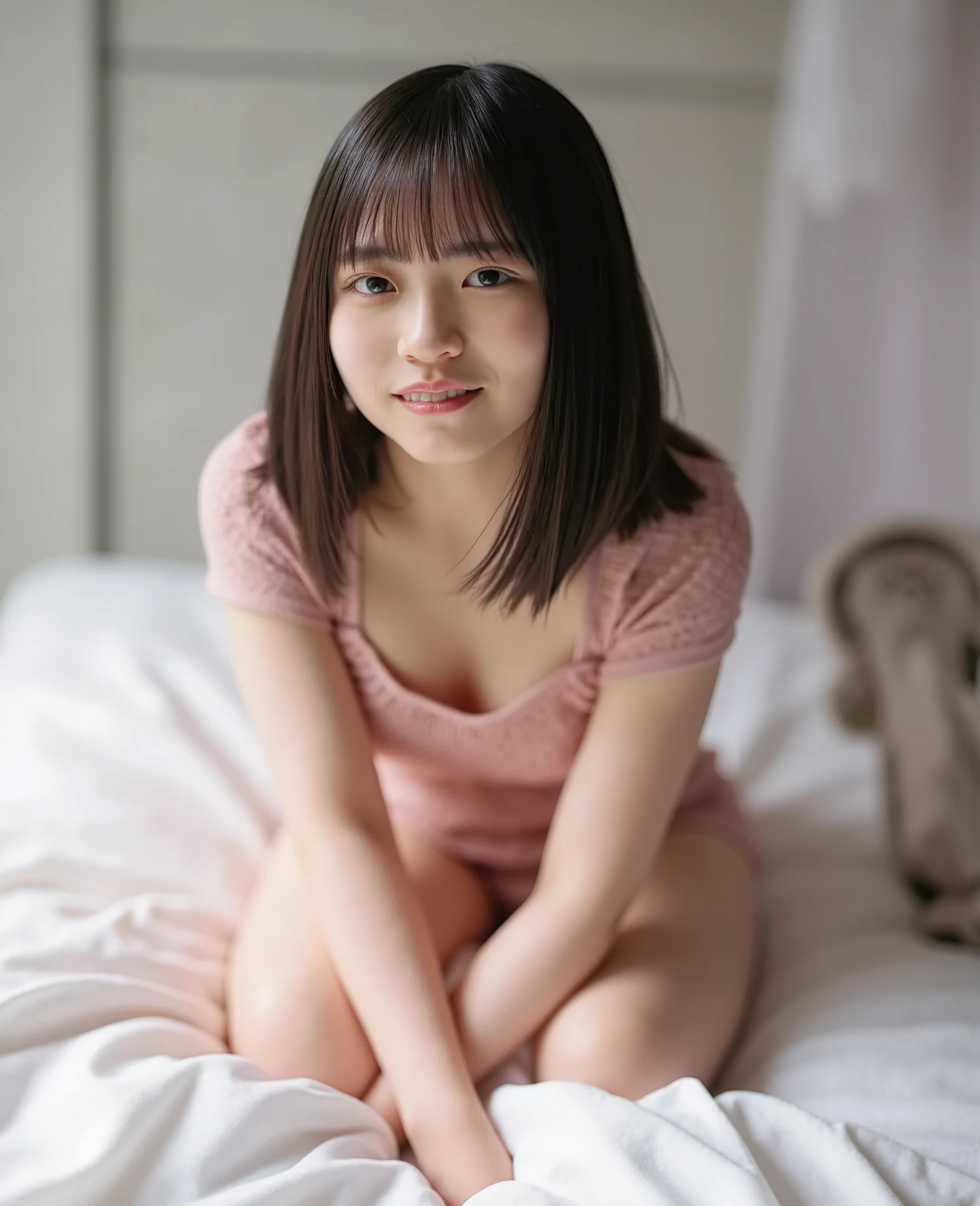 sits and smiles , woman, masterpiece, high quality, beautiful eyes , high quality, beautiful eyes , girl who committed penis , ( Volume Light ), 非常に details CG unity 8k Wallpaper, High Concentration , 8k Wallpaper, 非常に details, super real , Photorealistic, shower thick soup , absurd, ( portable :1.2), ( high contrast ), photos , detailsで複雑な , Instagram , portrait hairstyle hairstyle , 非常に details, digital paint , art station , concept art , smooth, sharp concentration, Art of , girl who committed penis , ( Small natural breasts ), normal shoulder width , , ((( アビーの制服 photos ) details, thighs, Natural Skin Tone, Natural contrasts、 、全身 Completely naked、 Completely naked、 vulvaが見えますこちらに向かって Completely nakedで立っている、 from below、 small breasts 、 A cup breasts、 vulva、 standing naked、I can see thick vulva 、 濃い vulva、長い vulva、 Lots of vulva to hide pussy 、Smile here、I can see long vulva that extends to my navel 、 slim figure、: 、 small breasts 、 When you twist your hips 、 Completely nakedで振り向いてお尻を見せる、 details Mr 、 vulva